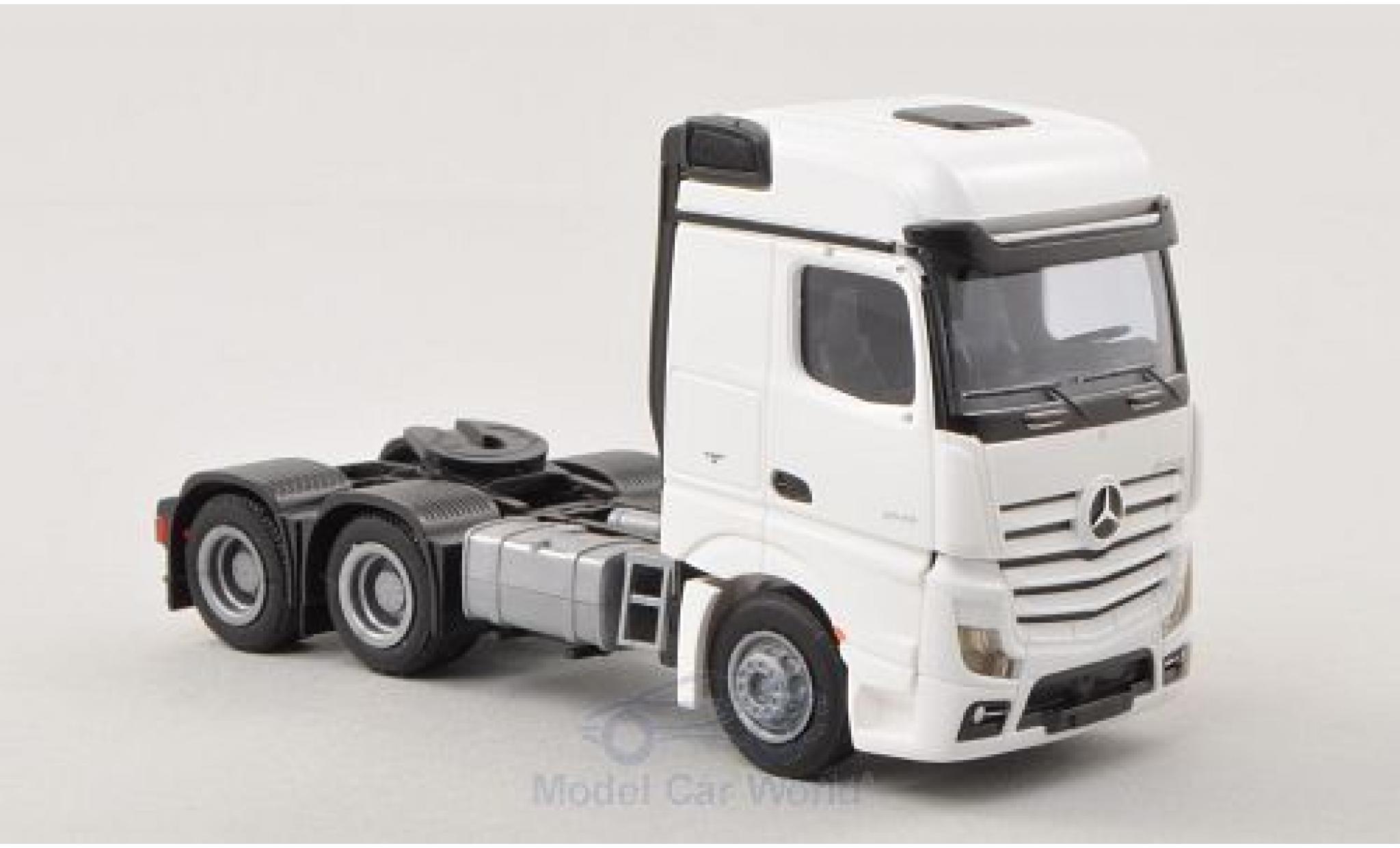 Mercedes Actros 1/87 AWM 2 Bigspace bianco Solo-Zugmaschine 3-achsig bianco modellino in miniatura