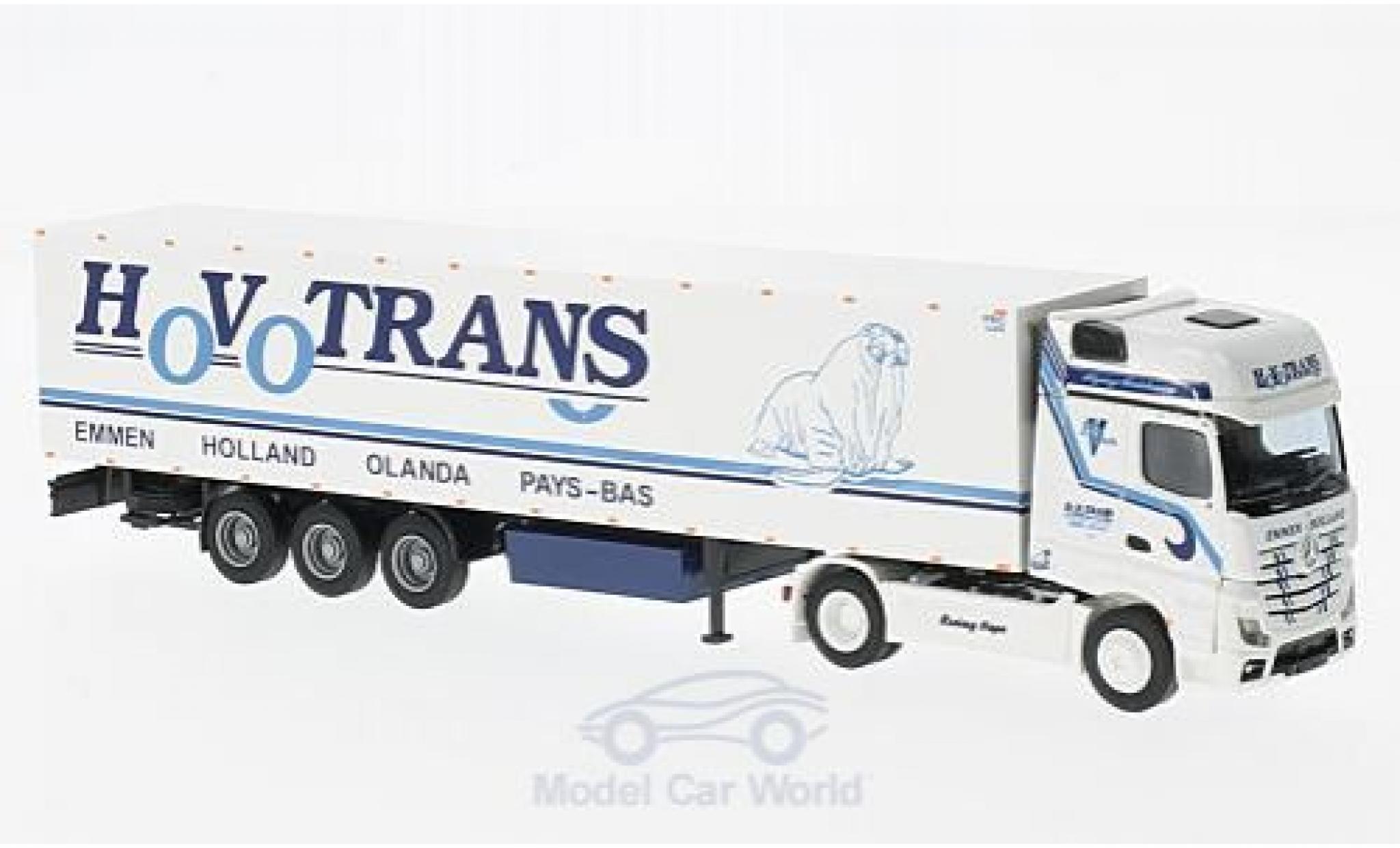 Mercedes Actros 1/87 AWM 2 Giga. Aerop. Hovotrans Kühl-KSZ modellino in miniatura