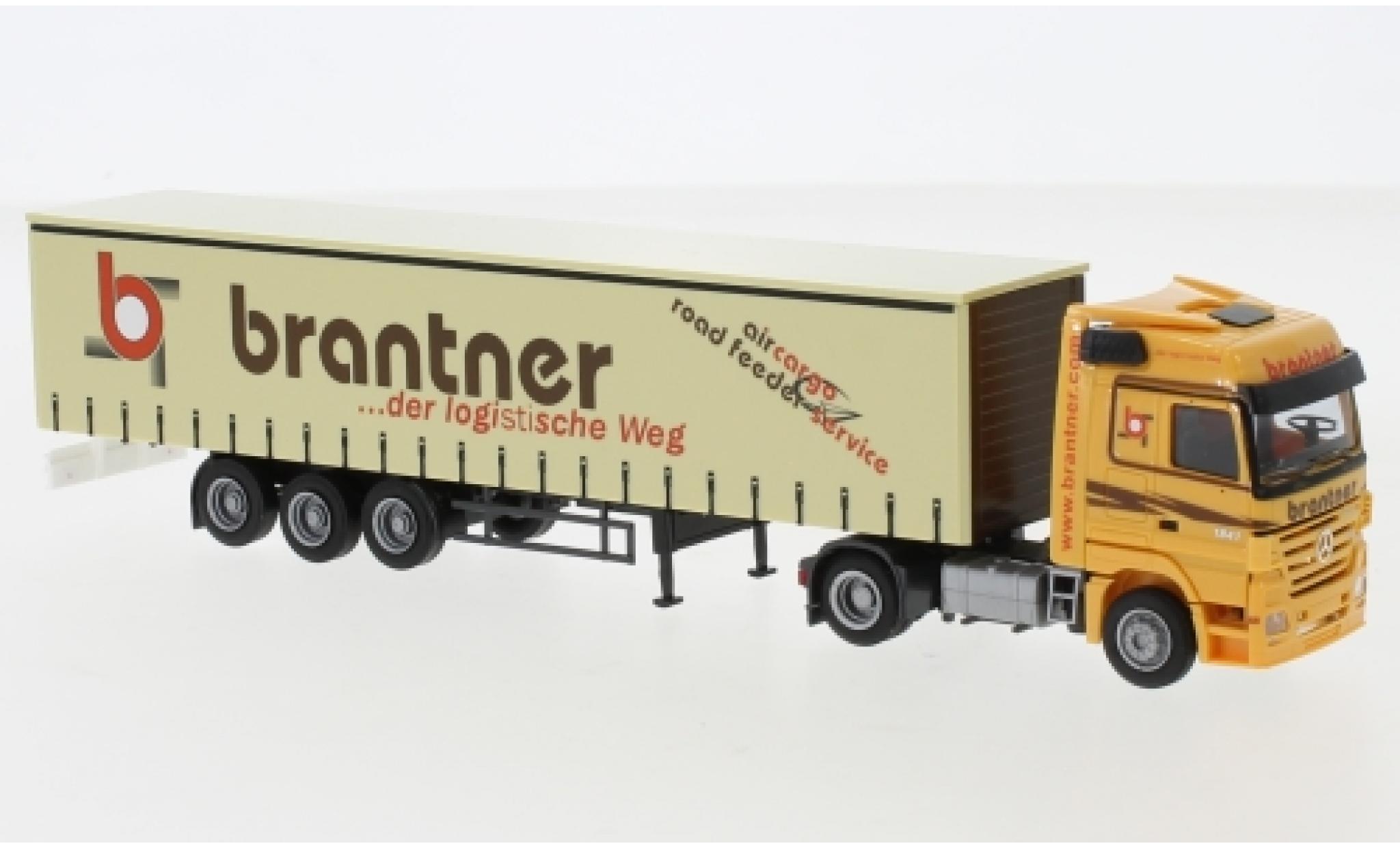 Mercedes Actros 1/87 AWM LH/Aerop. Brantner G-KSZ modellino in miniatura