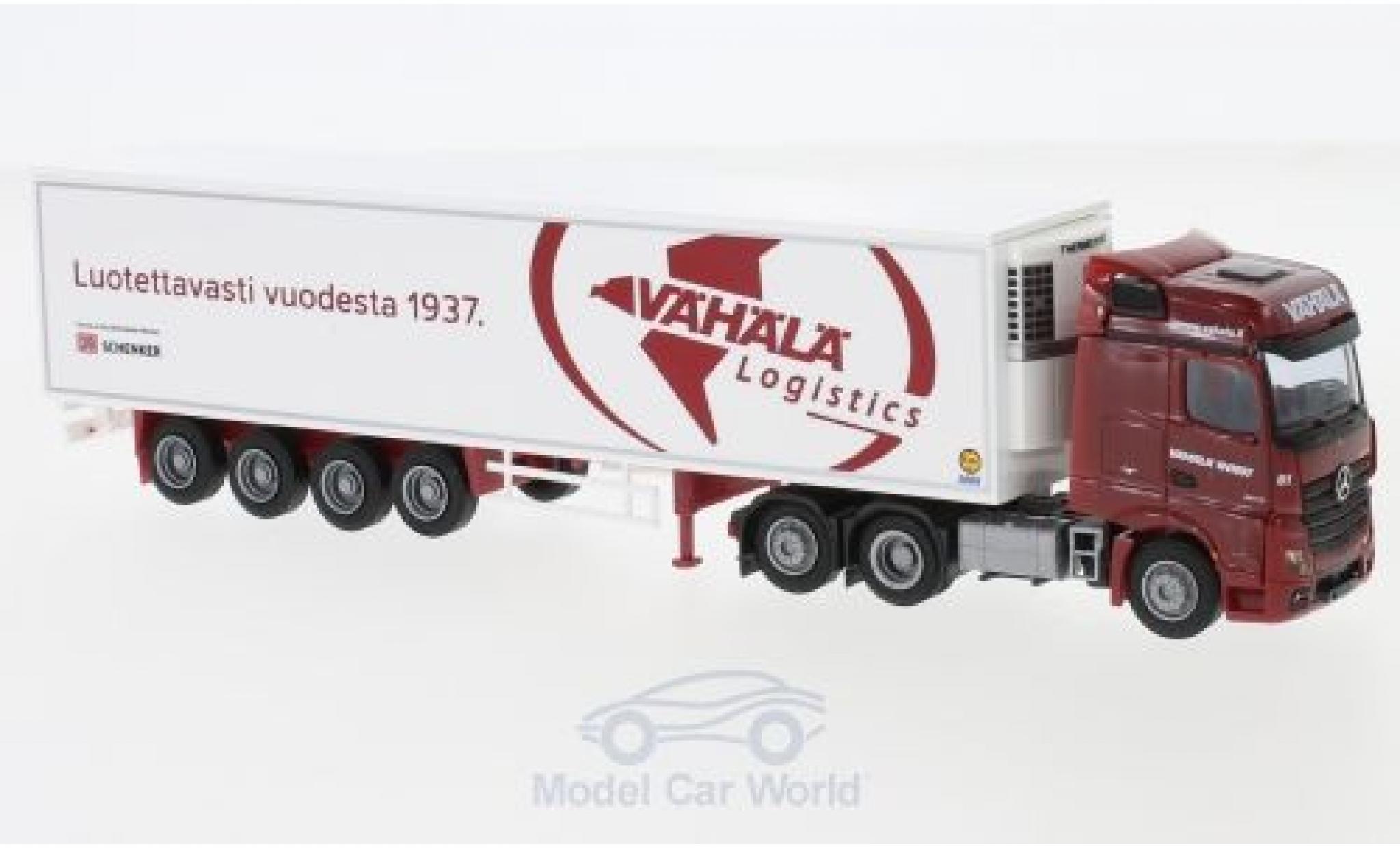 Mercedes Actros 1/87 AWM 2 Big. Aerop. Vähälä Kühl-Mega-KSZ modellino in miniatura
