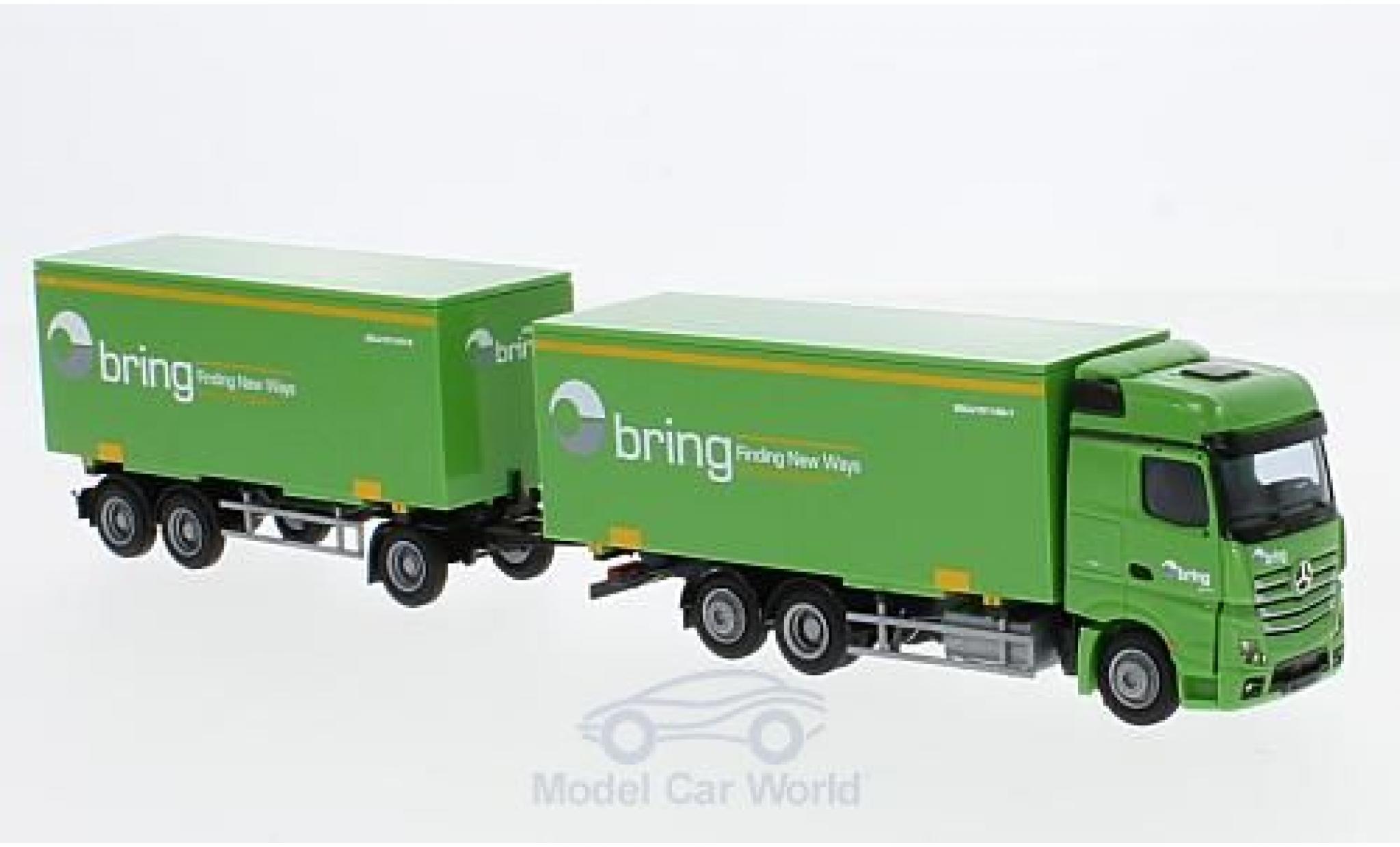Mercedes Actros 1/87 AWM 2 Big. Bring WKHZ modellino in miniatura