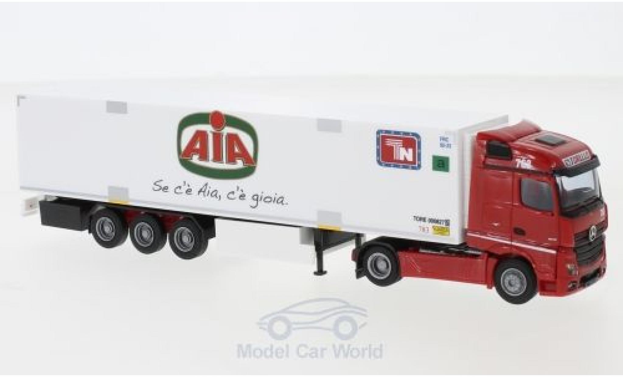 Mercedes Actros 1/87 AWM 2 Stream. / Aerop. Torello/AIA Kühl-KSZ modellino in miniatura