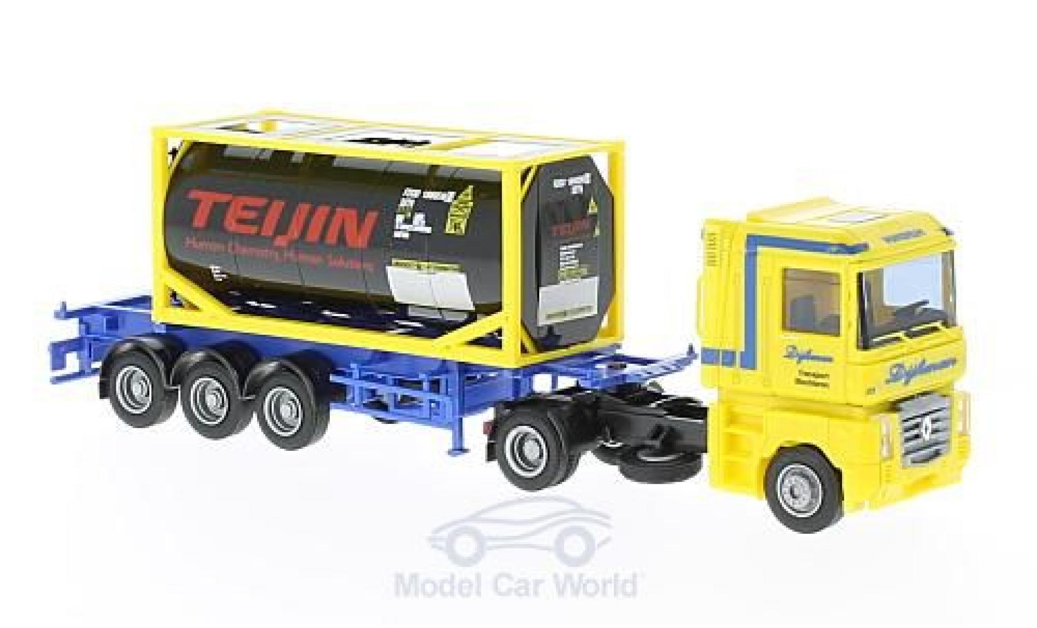 Renault Magnum 1/87 AWM Dijkman/Teijin 20Tank-Co.-SZ modellino in miniatura