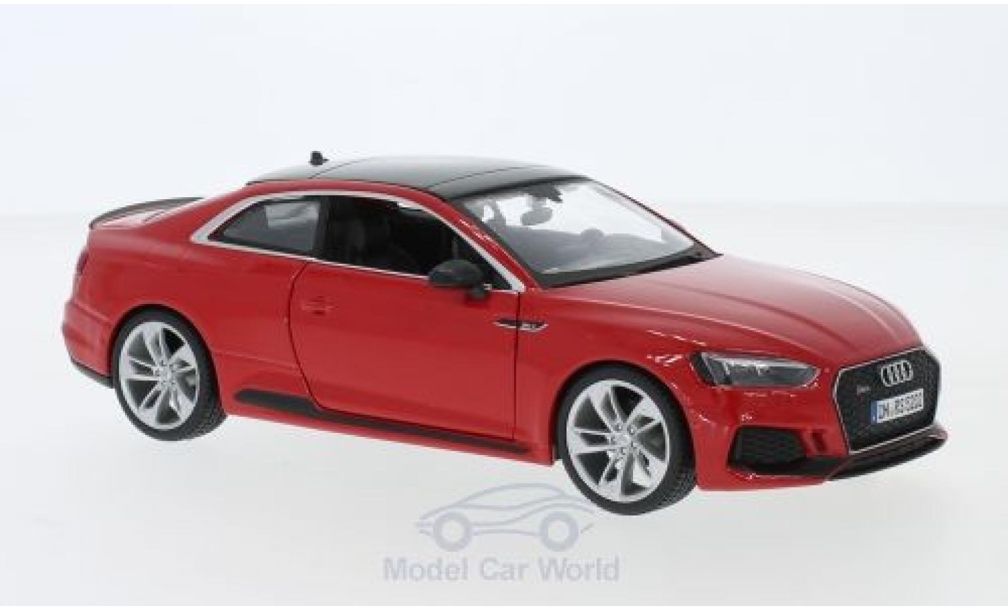 Audi RS5 1/24 Burago RS 5 rosso 2019 modellino in miniatura