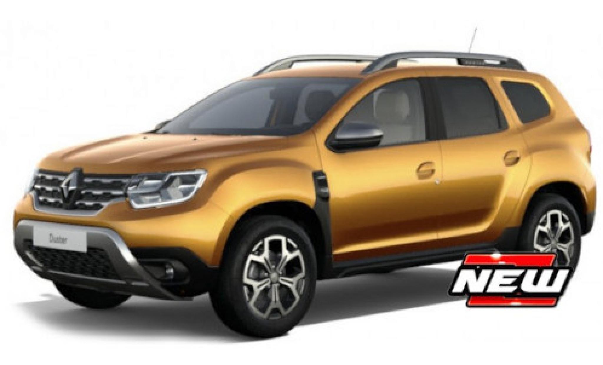 Dacia Duster 1/43 Burago orange 2021 modellino in miniatura