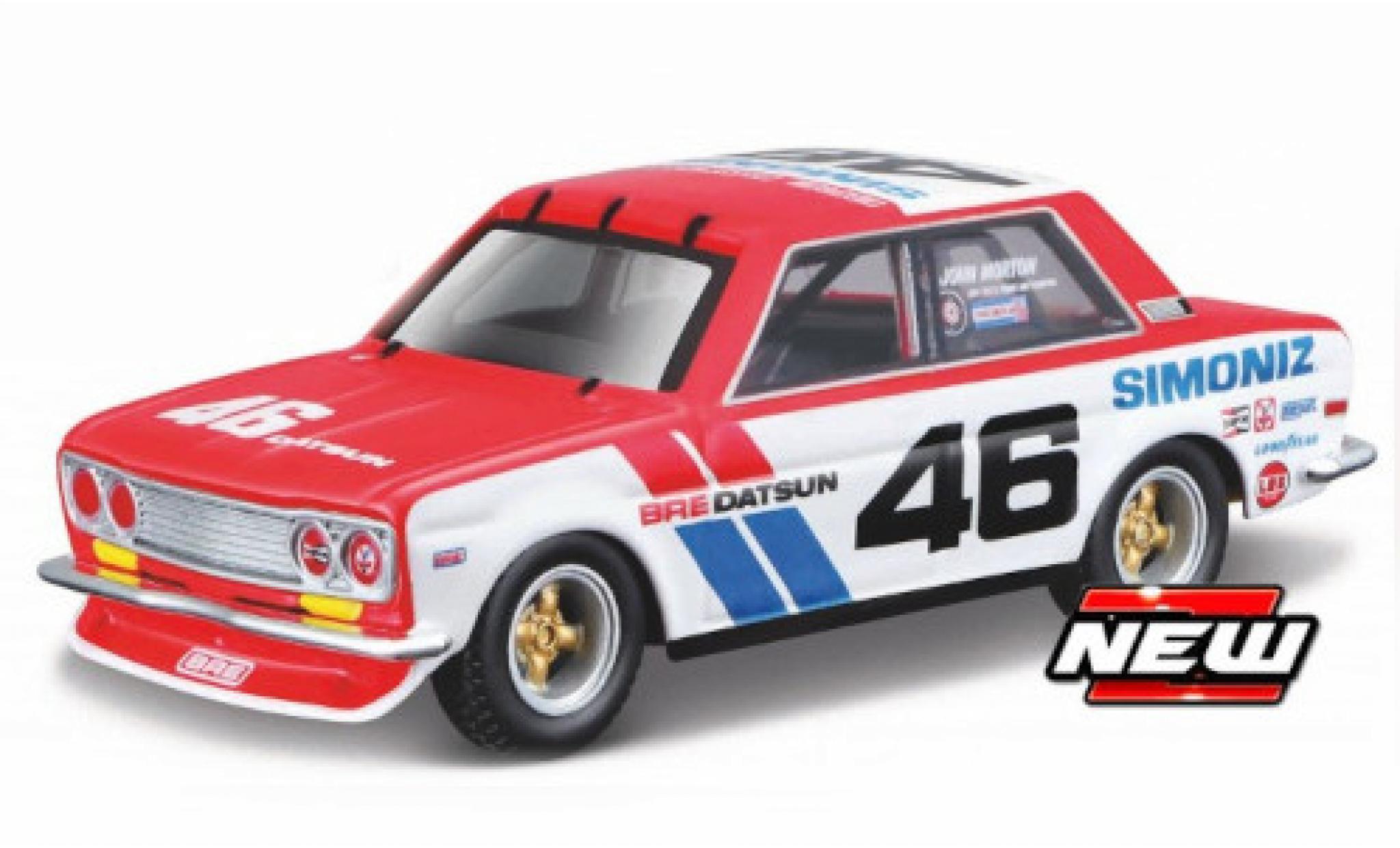 Datsun 510 1/43 Burago No.46 modellino in miniatura