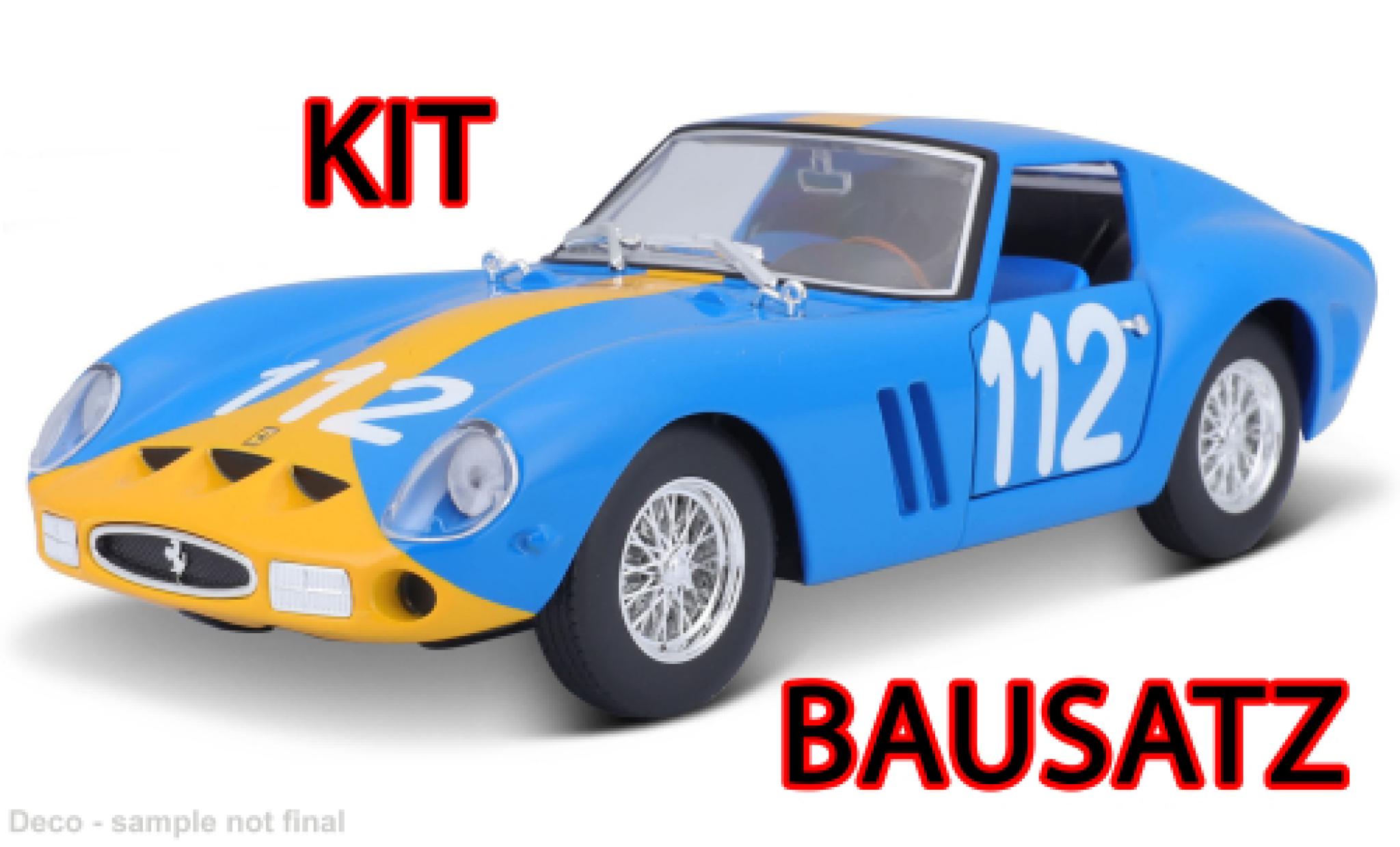 Ferrari 250 1/24 Burago Bburago GTO No.112 modellino in miniatura