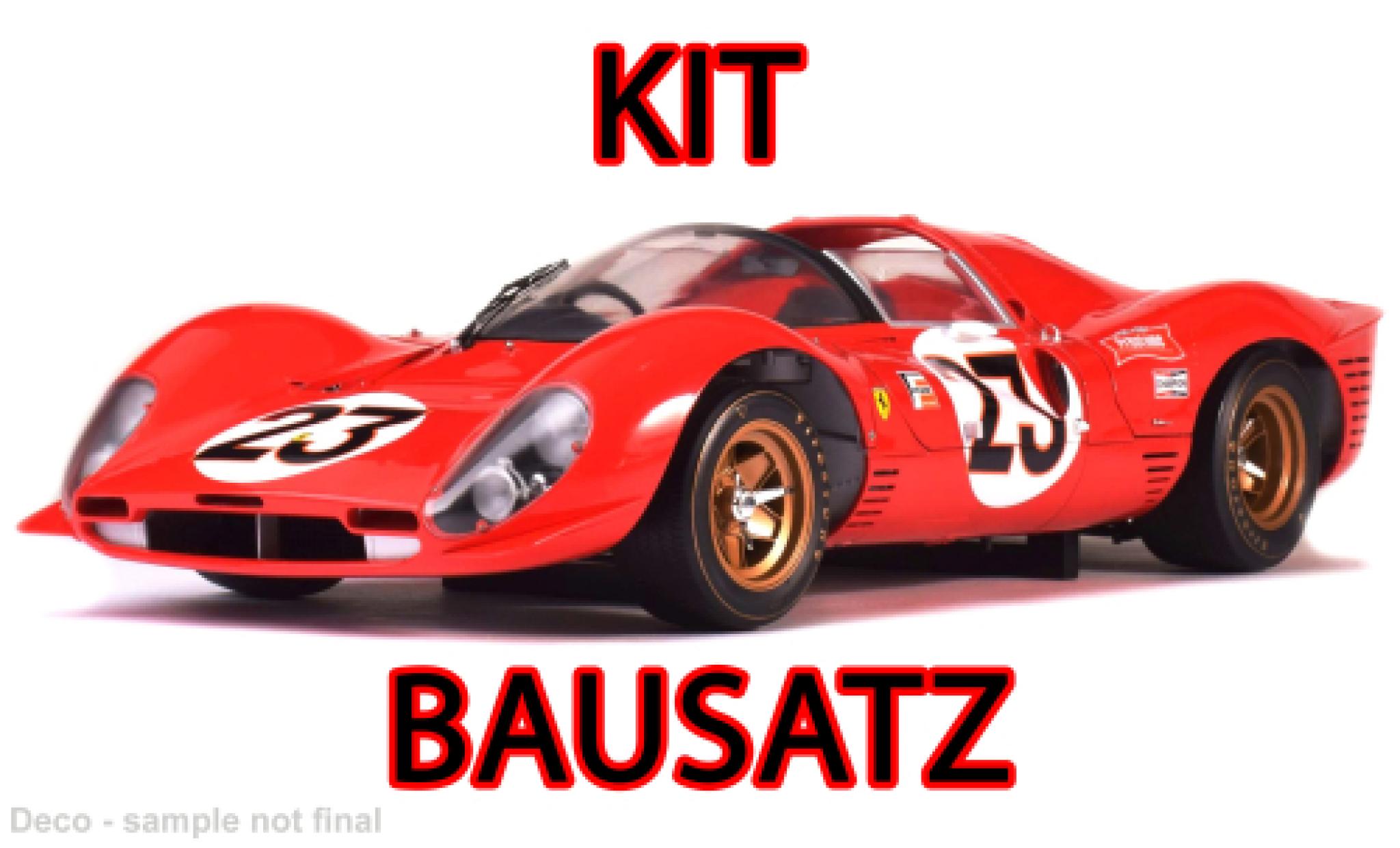Ferrari 330 1/24 Burago Bburago P4 No.23 24h Daytona modellino in miniatura