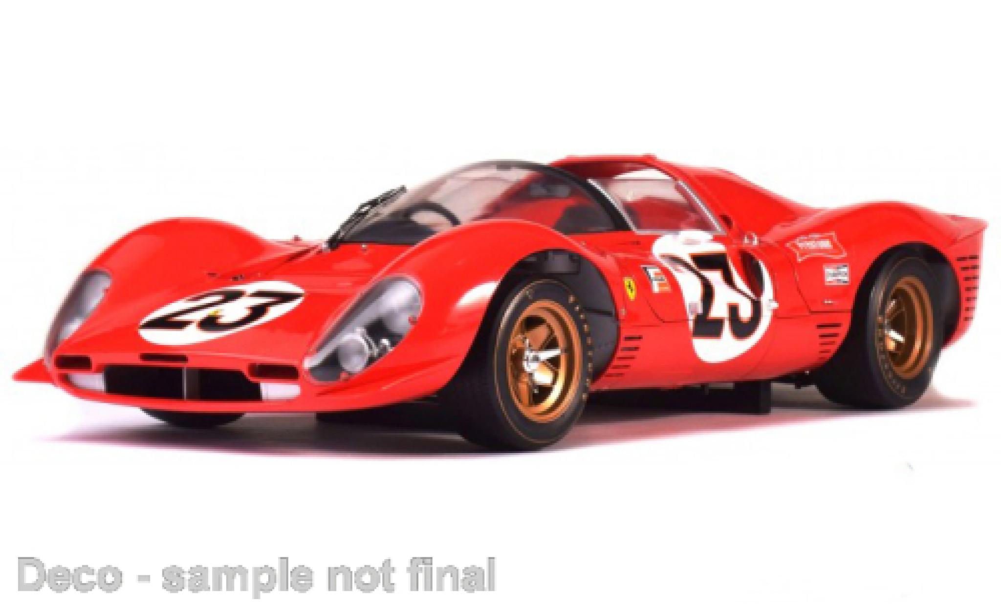 Ferrari 330 1/24 Burago Bburago P4 No.23 24h Daytona 1967 modellino in miniatura