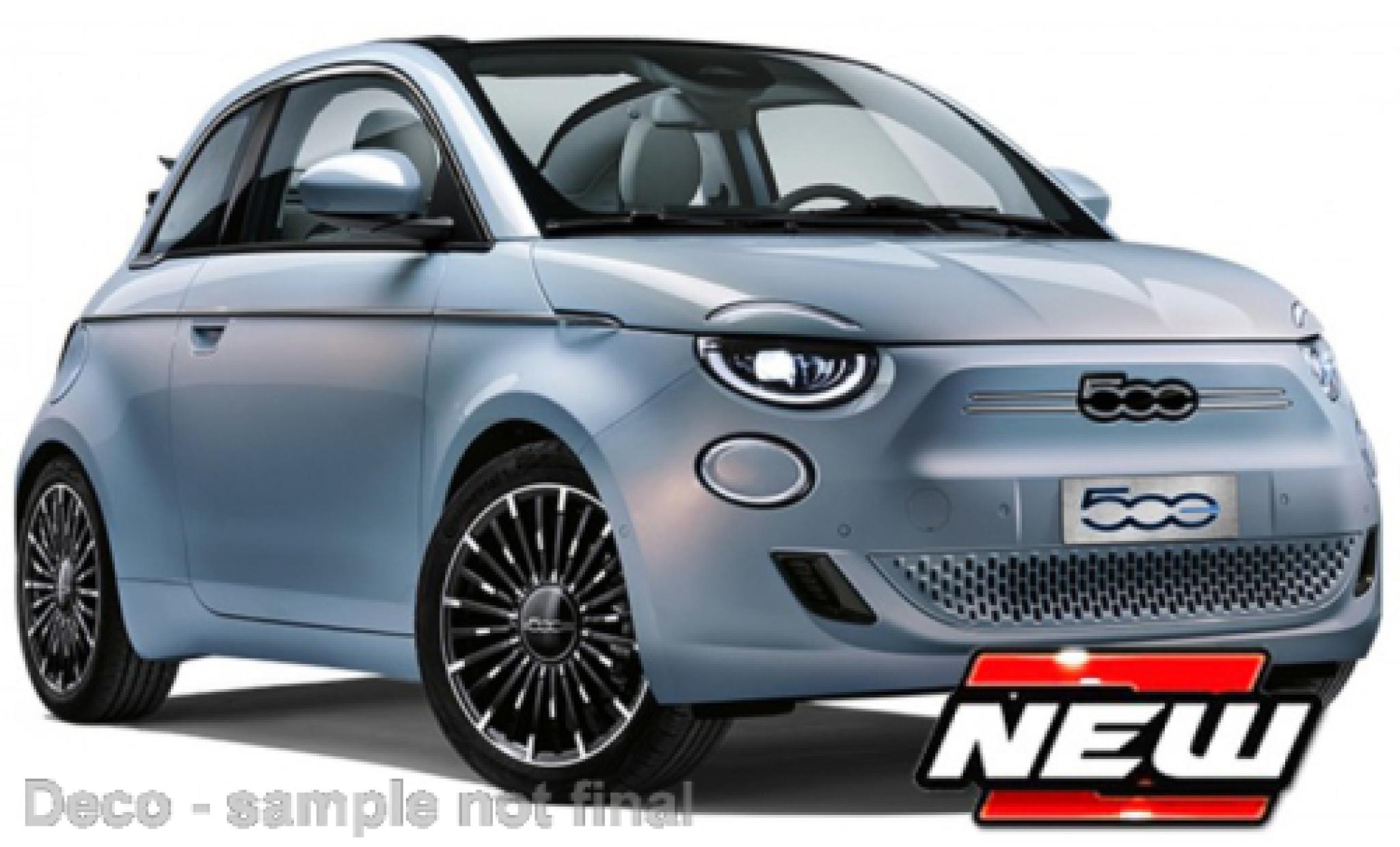 Fiat 500 1/24 Burago Bburago e blu clair modellino in miniatura