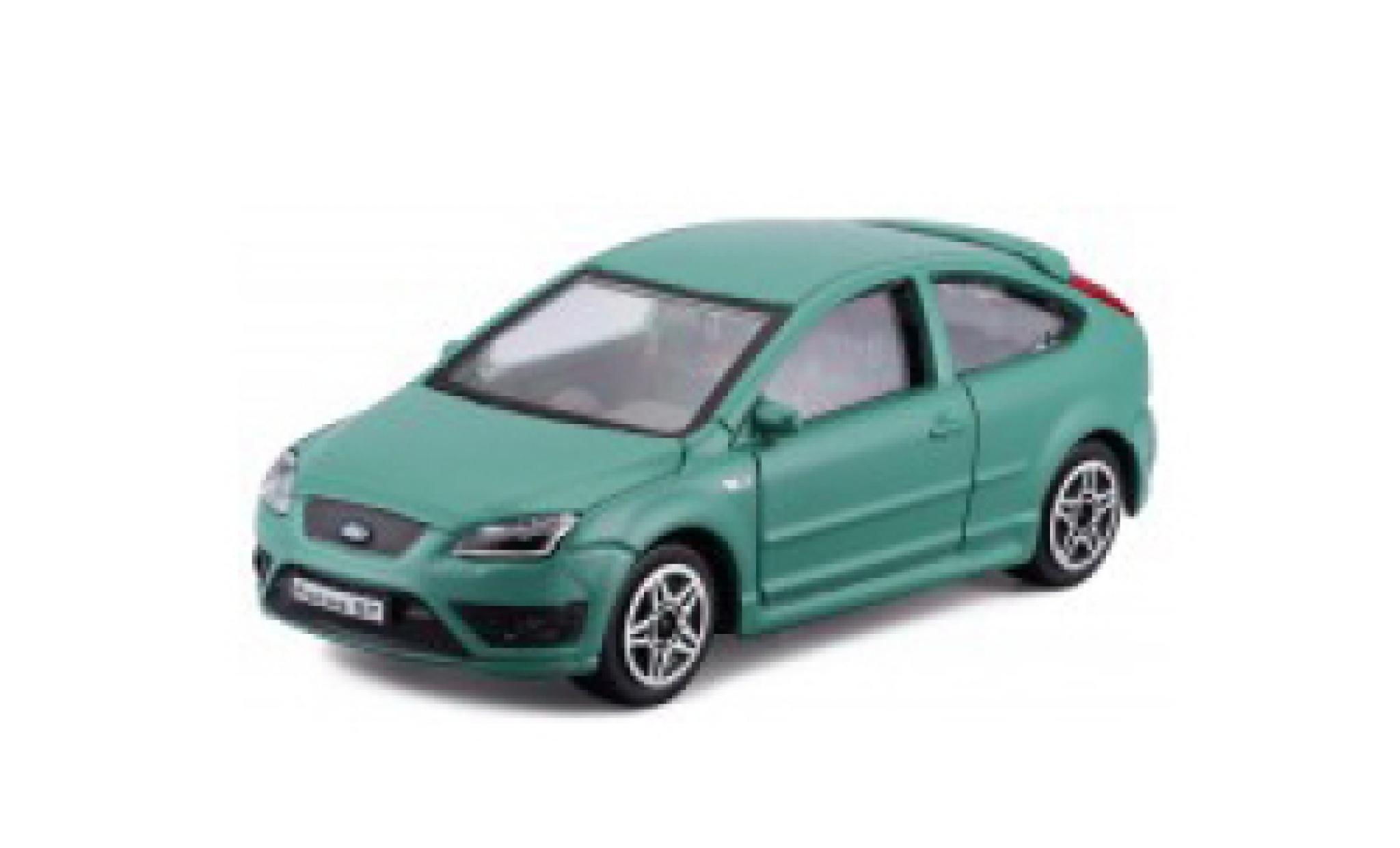 Ford Focus 1/43 Burago MKII ST metallise vert modellino in miniatura