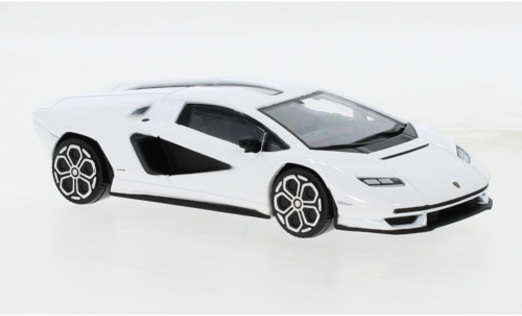 Lamborghini Countach 1/43 Burago LPI 800-4 bianco modellino in miniatura