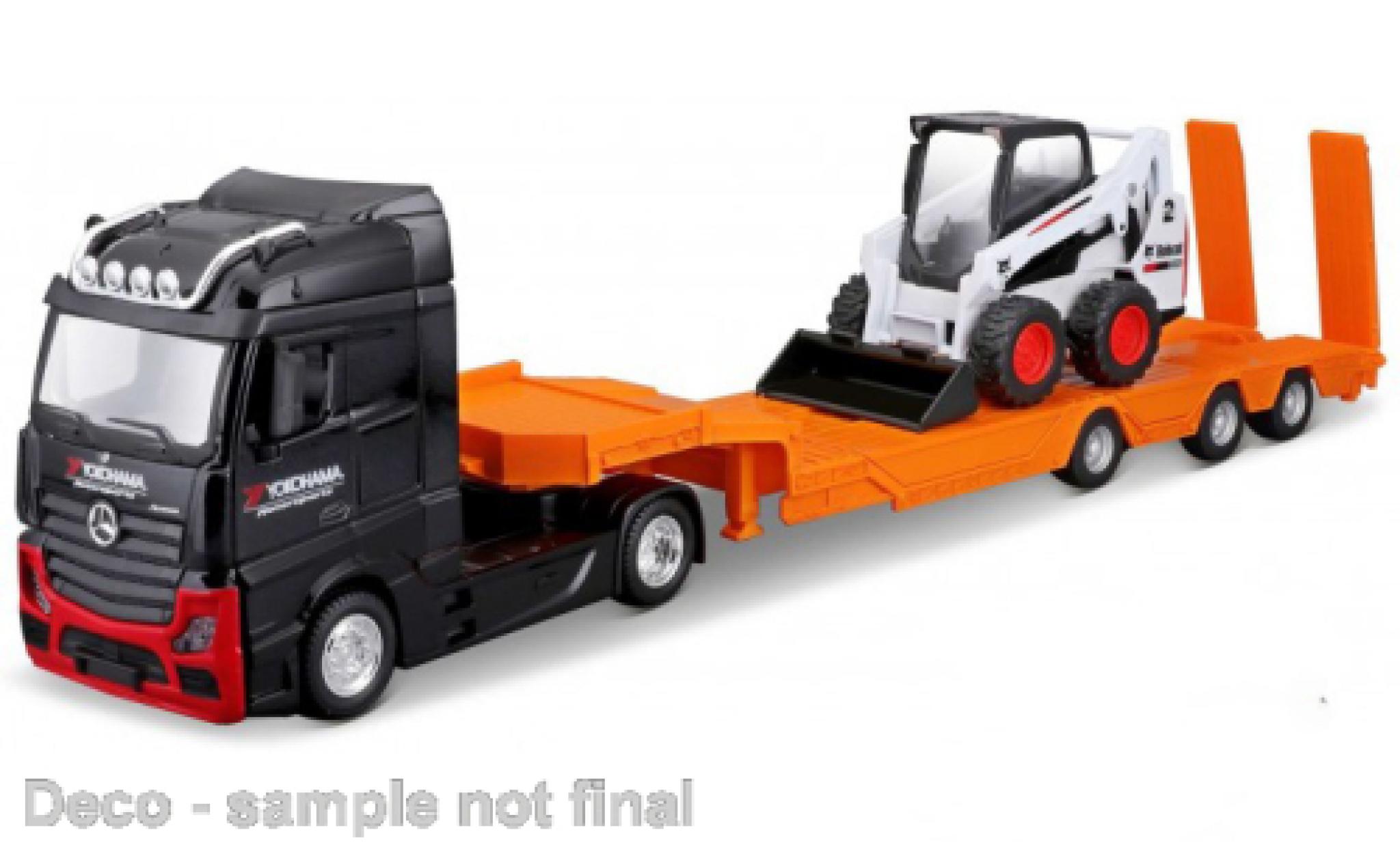 Mercedes Actros 1/43 Burago Bburago nero modellino in miniatura