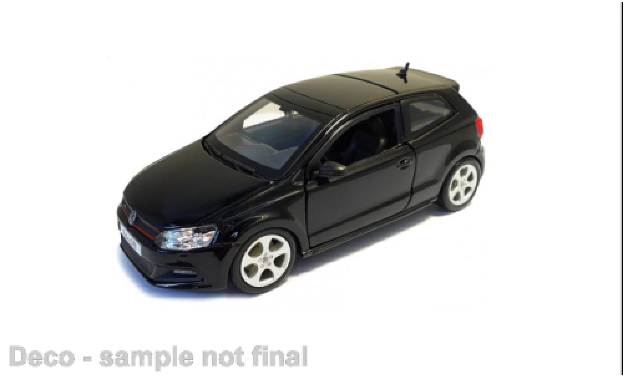 Volkswagen Polo 1/43 Burago Bburago V GTI nero modellino in miniatura