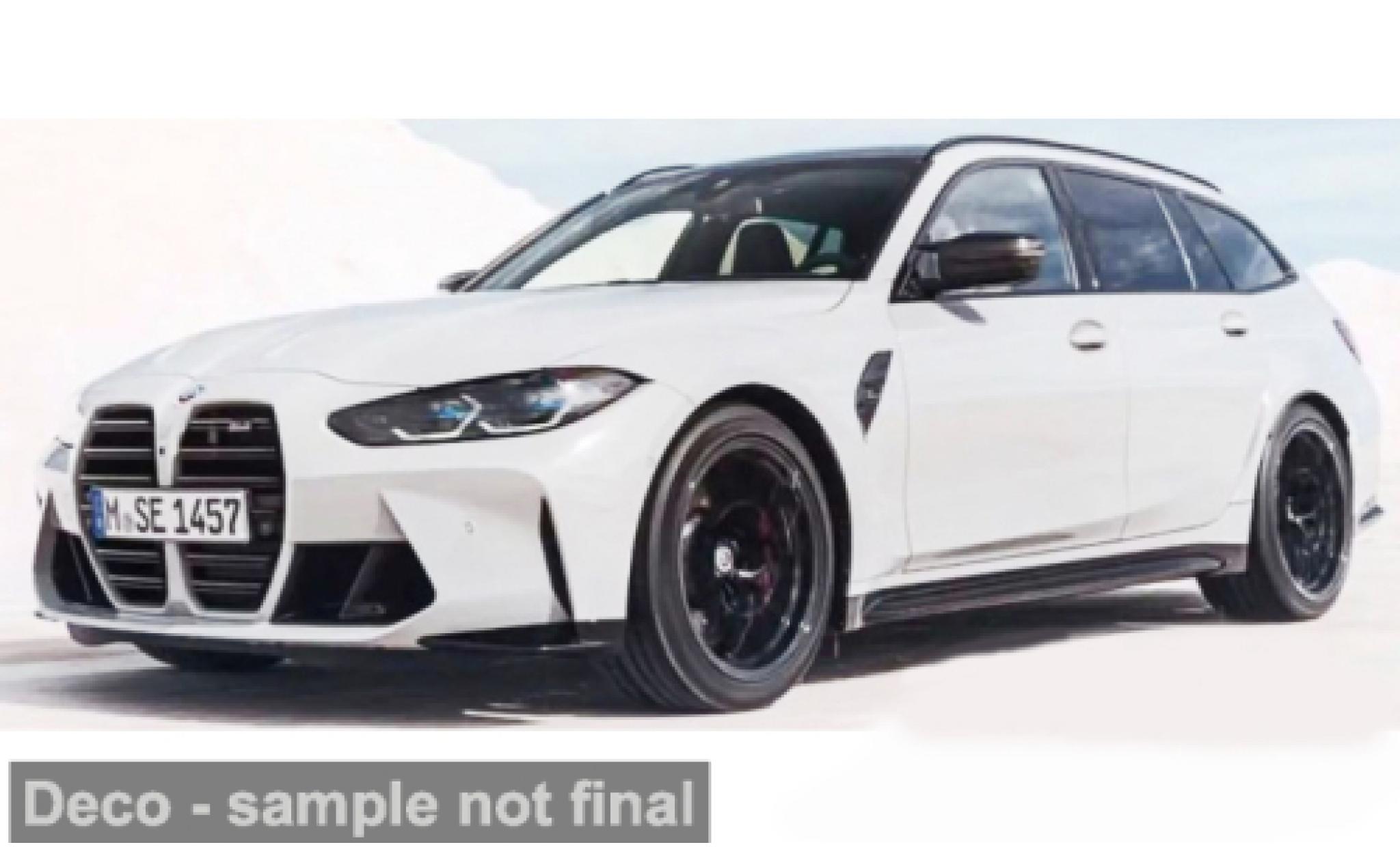 Bmw M3 1/24 Burago Bburago Touring weiss 2023 1:24 modellino in miniatura