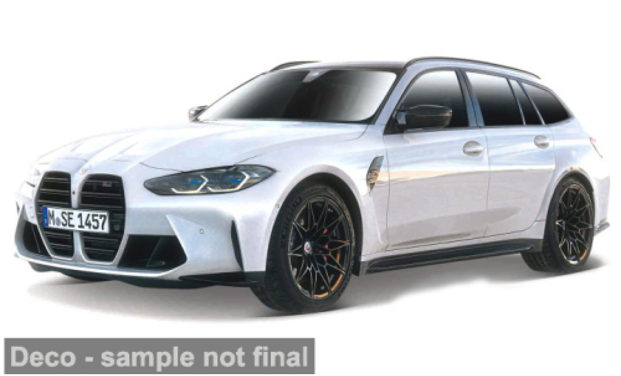 Bmw M3 1/43 Burago Bburago Touring weiss 2023 1:43 modellino in miniatura