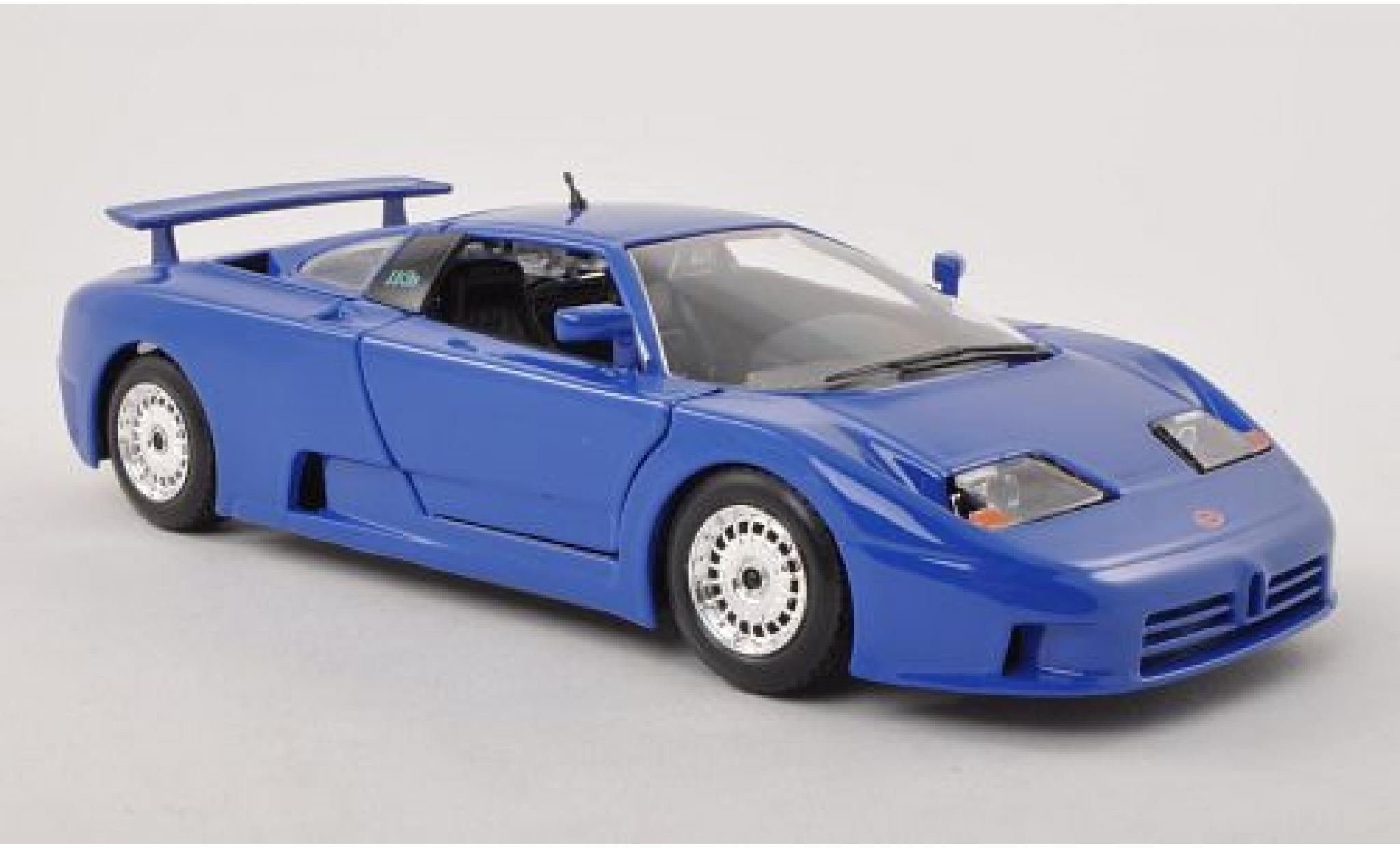 Bugatti EB110 1/24 Burago EB 110 blu modellino in miniatura
