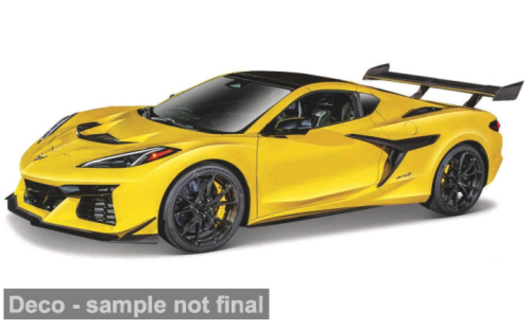 Chevrolet Corvette 1/43 Burago Bburago ZR1 gelb 2025 1:43 modellino in miniatura