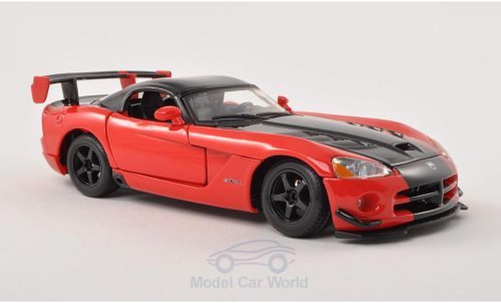 Dodge Viper 1/24 Burago SRT10 ACR rosso/nero modellino in miniatura