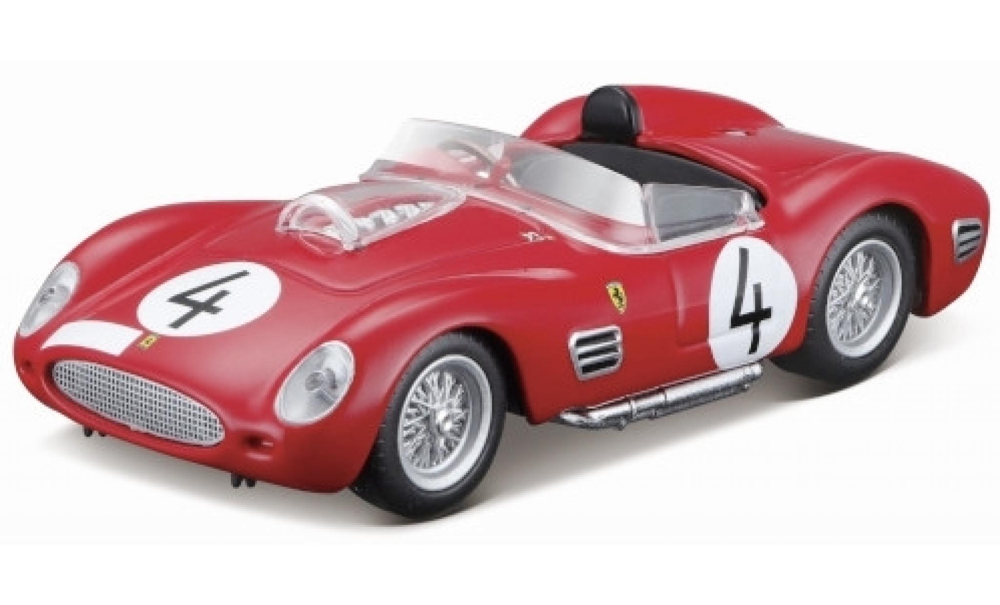 Ferrari 250 1/43 Burago TR RHD No.4 Scuderia 1000km Nürburgring 1959 O.Gendebien/P.Hill modellino in miniatura