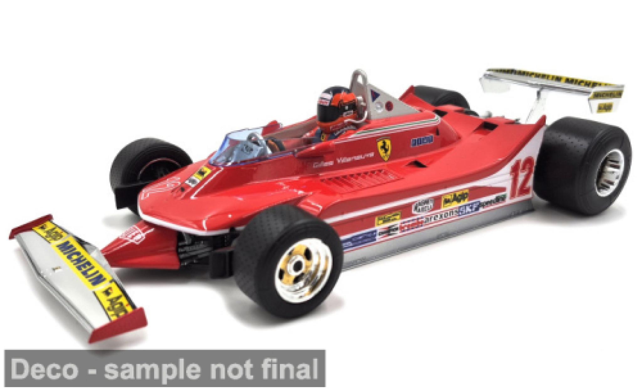 Ferrari 312 1/18 Burago Bburago T4 GP South Afrika 1979 #12 1:18 modellino in miniatura