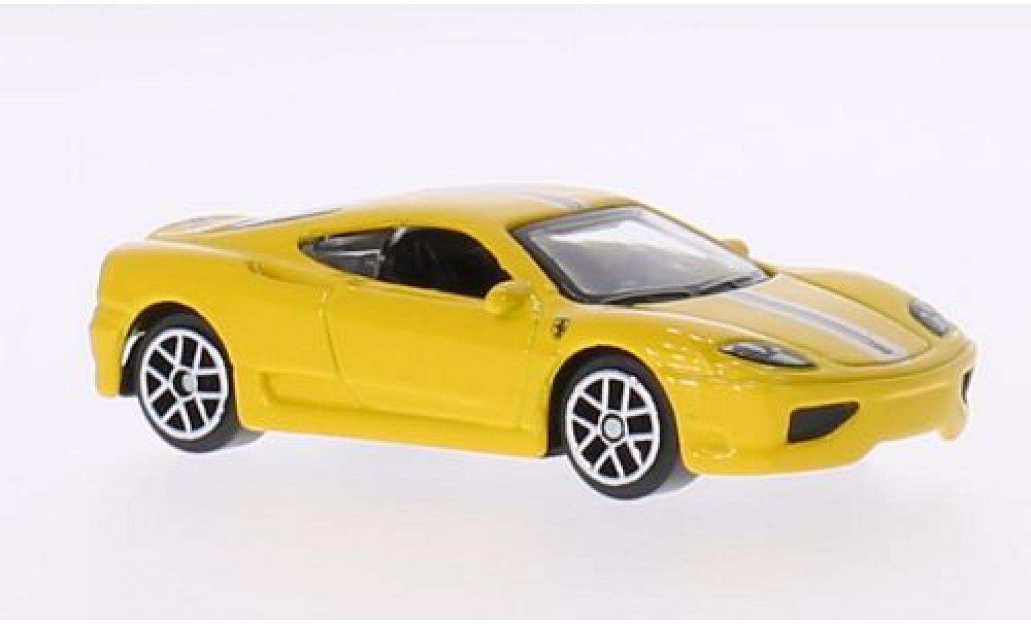 Ferrari 360 1/64 Burago Challenge Stradale giallo modellino in miniatura