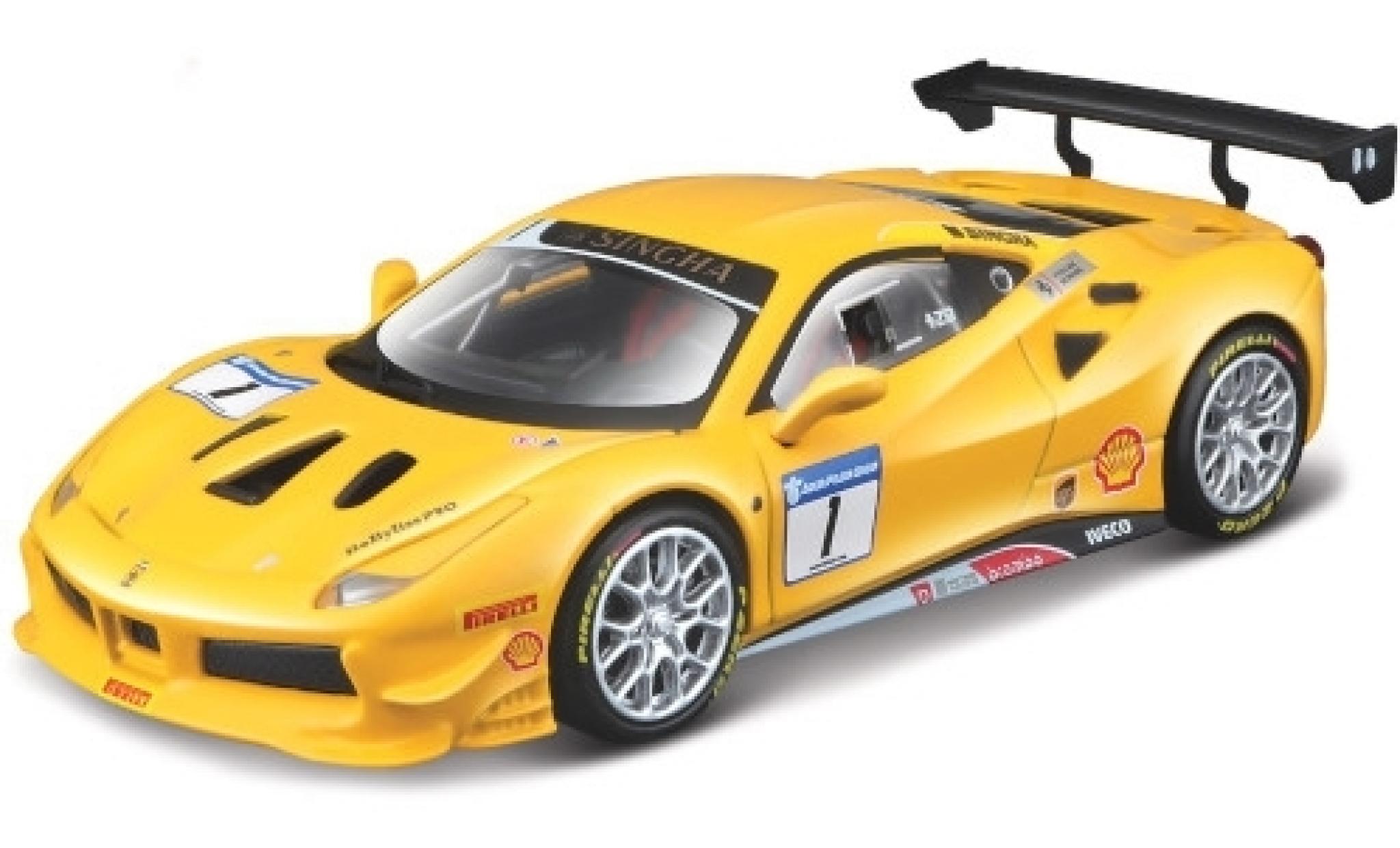 Ferrari 488 1/43 Burago Challenge No.1 modellino in miniatura