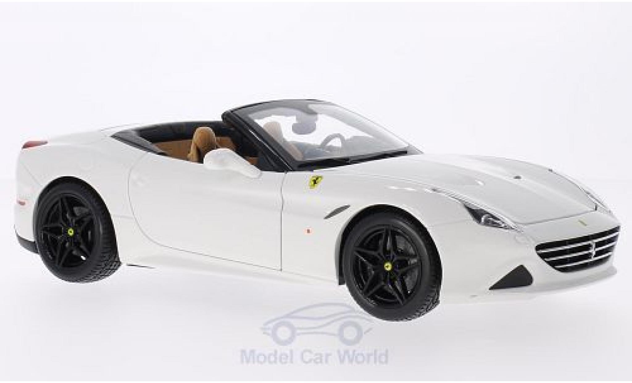Ferrari California 1/18 Burago T bianco modellino in miniatura