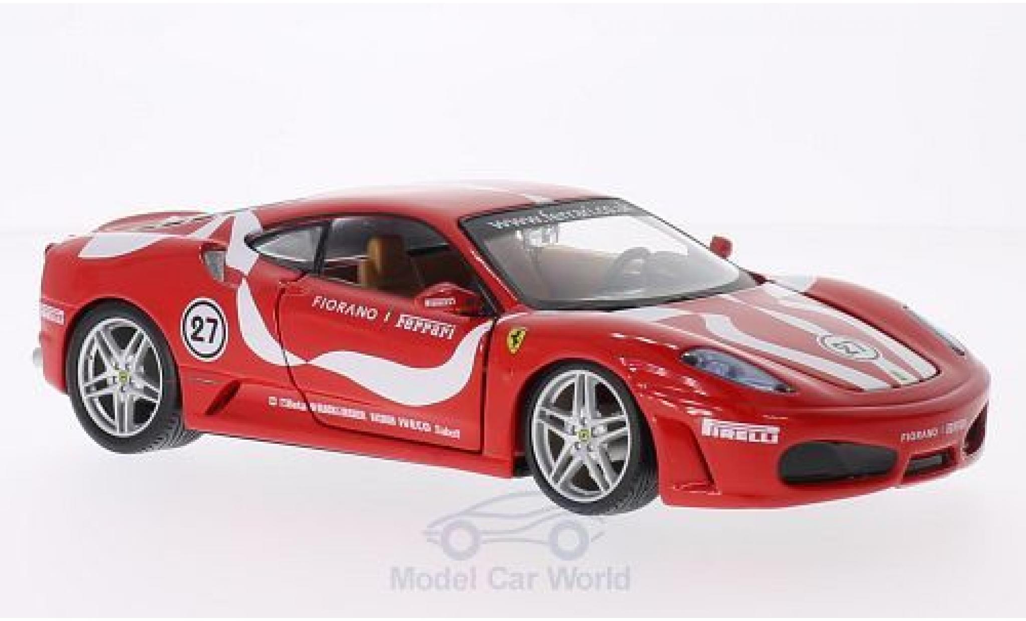 Ferrari F430 1/24 Burago Fiorano rosso modellino in miniatura