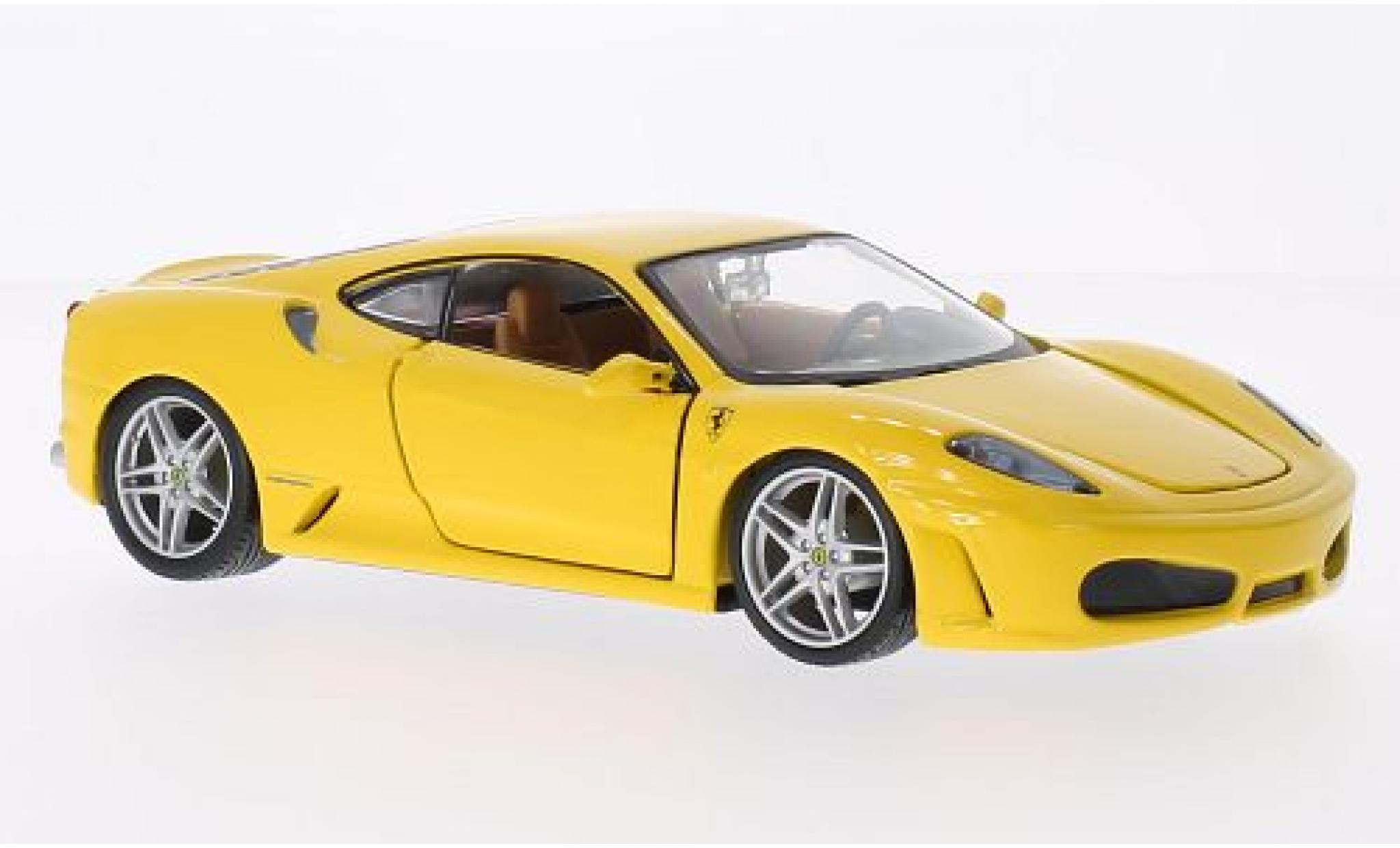 Ferrari F430 1/24 Burago giallo modellino in miniatura