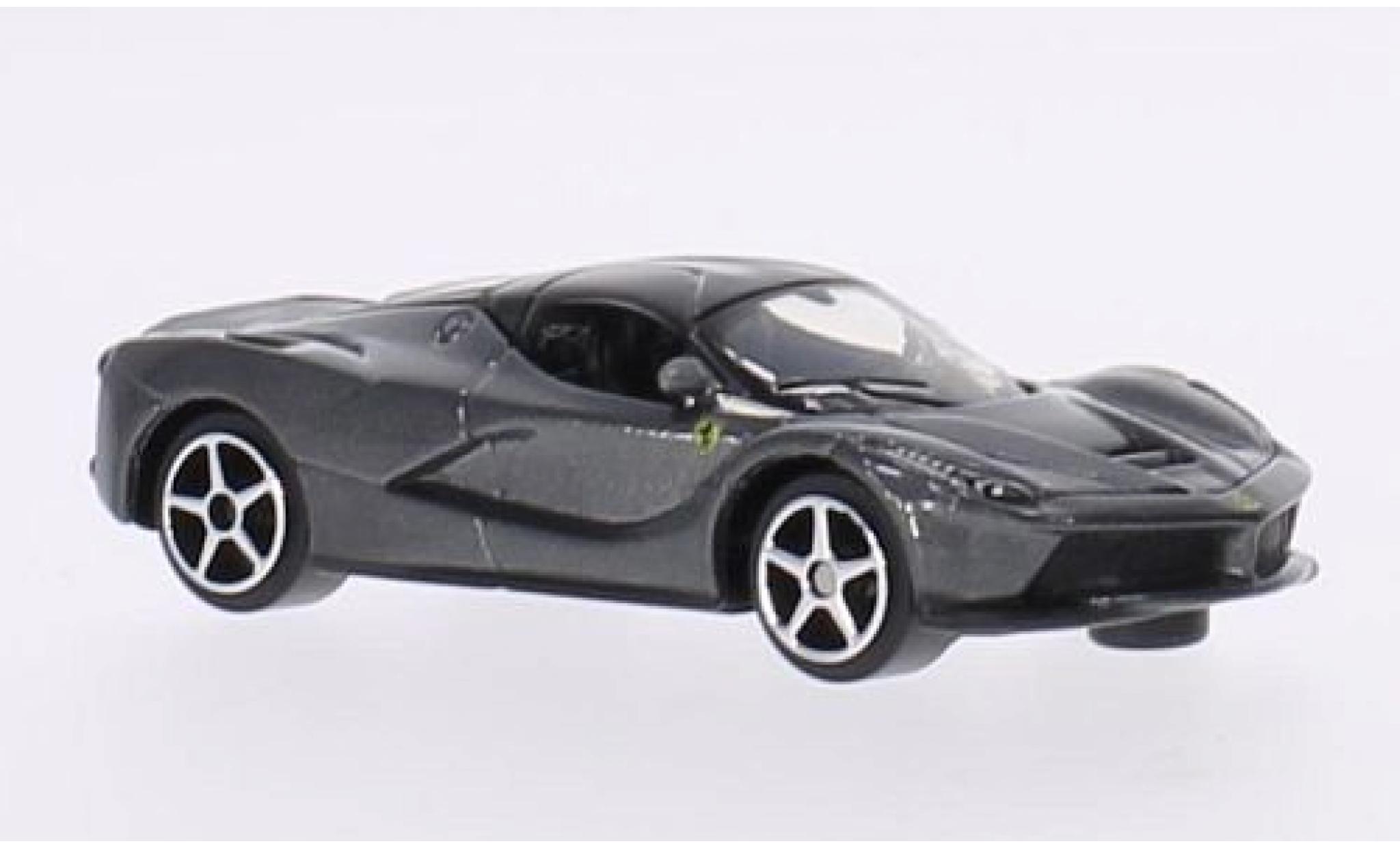 Ferrari LaFerrari 1/64 Burago La metallico grigio modellino in miniatura