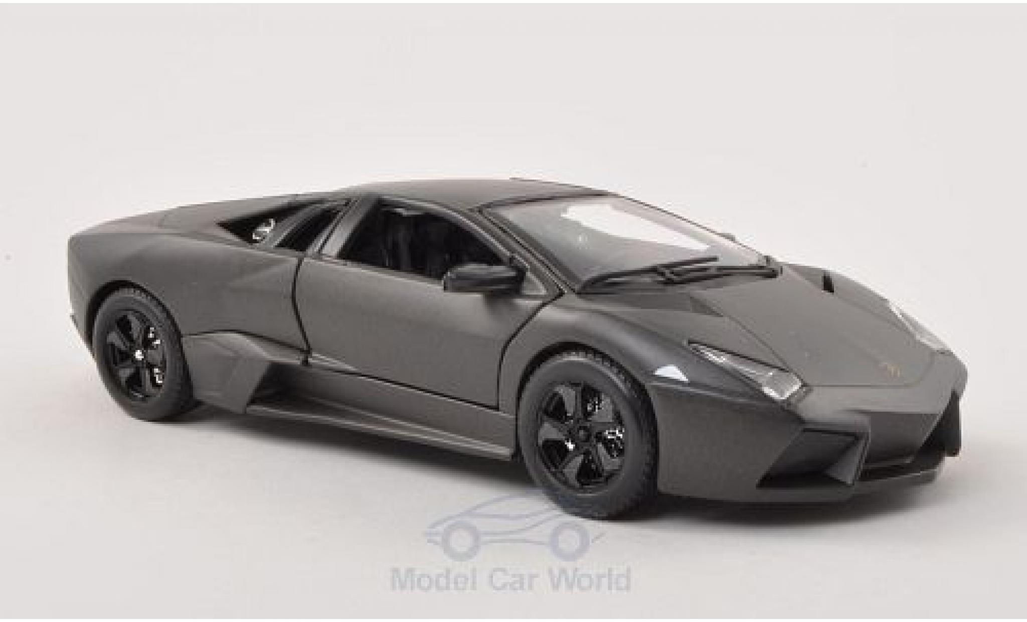 Lamborghini Reventon 1/24 Burago matt-grigio 2007 modellino in miniatura