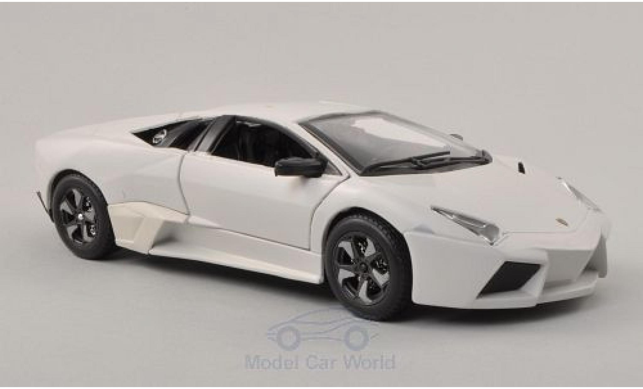 Lamborghini Reventon 1/24 Burago matt-bianco 2007 modellino in miniatura