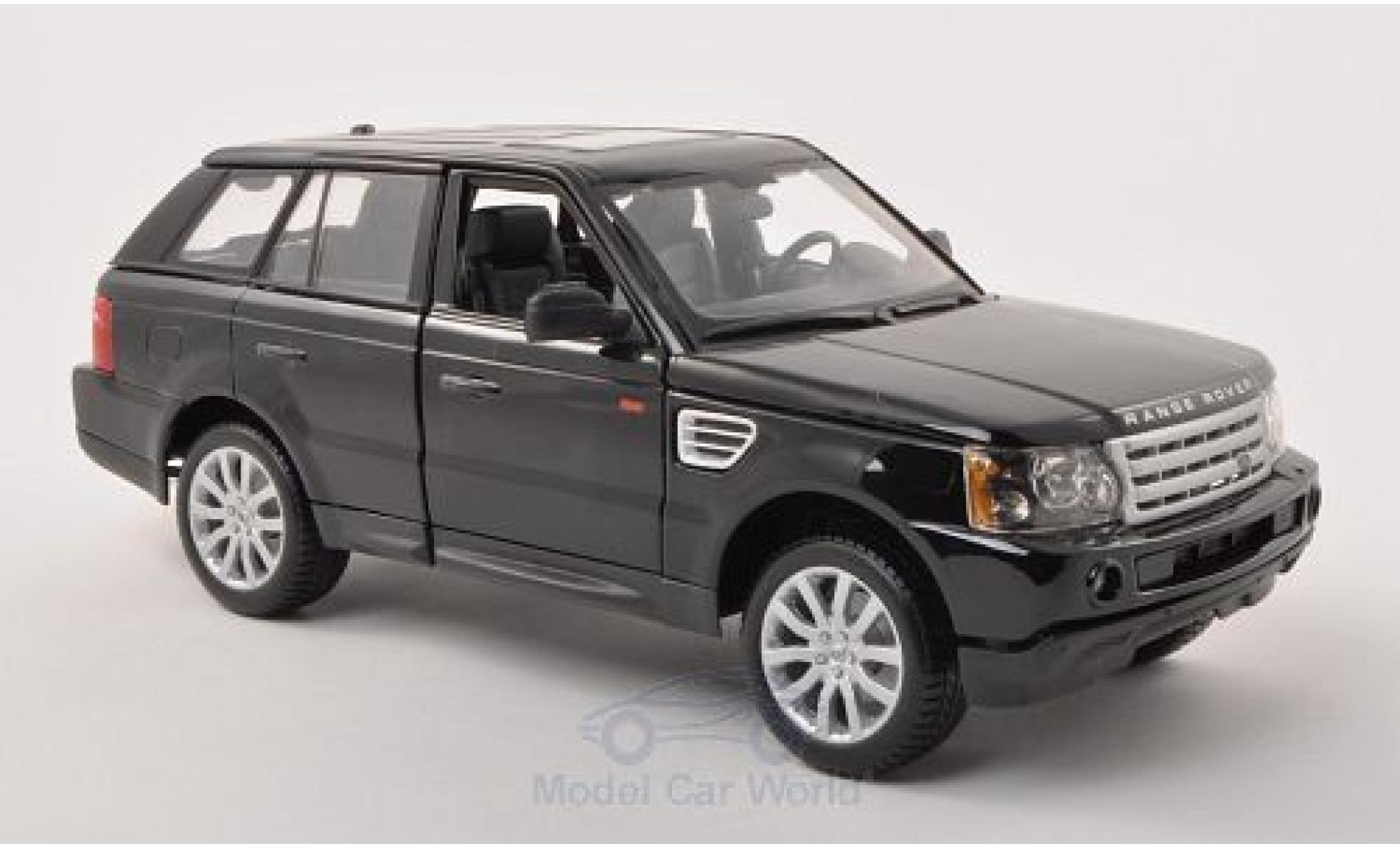 Land Rover Range Rover 1/18 Burago Sport nero modellino in miniatura