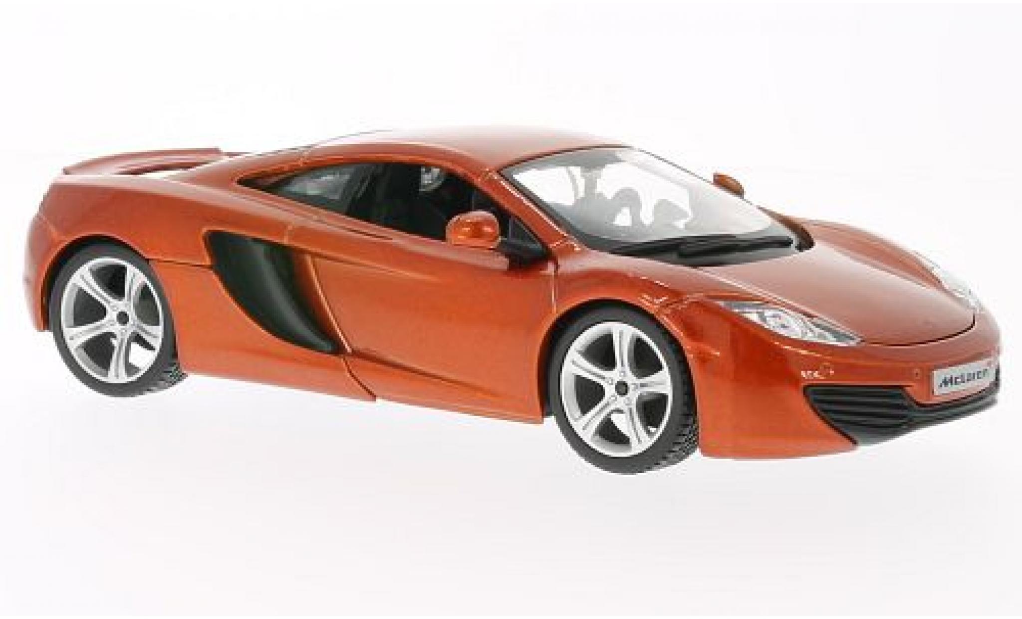 McLaren MP4-12C 1/24 Burago orange modellino in miniatura