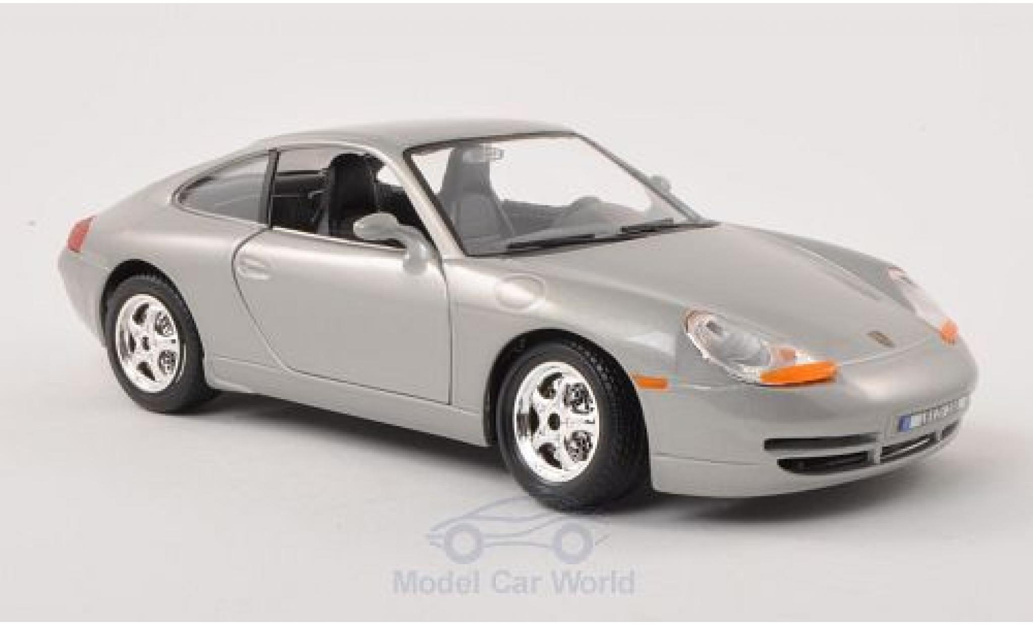 Porsche 996 SC 1/24 Burago 911 () Carrera grigio modellino in miniatura