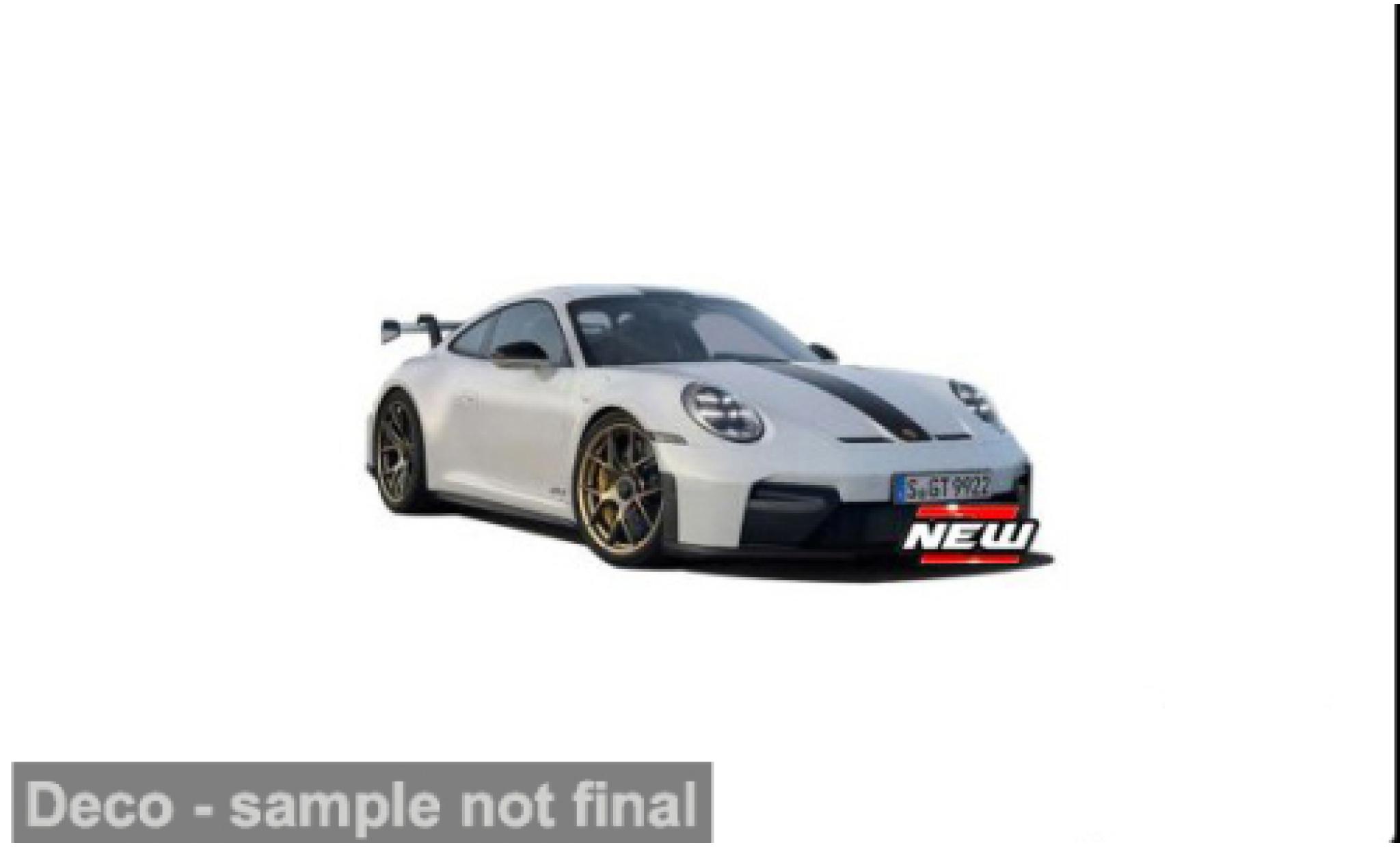 Porsche 911 1/43 Burago Bburago GT3 grau 2025 1:43 modellino in miniatura