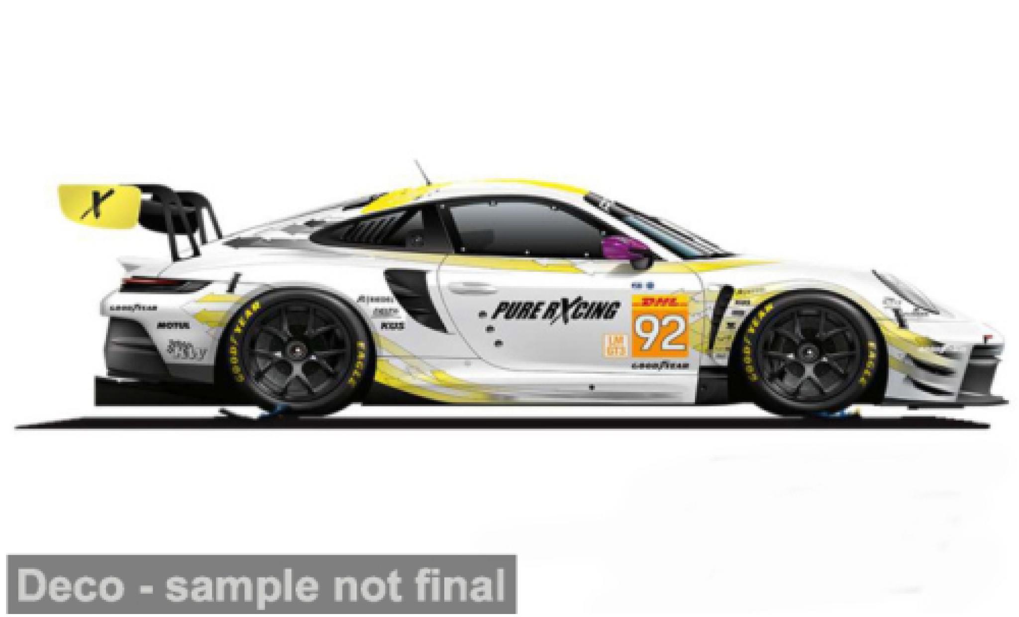 Porsche 911 1/24 Burago Bburago GT3 R Team Manthey #92 1:24 modellino in miniatura