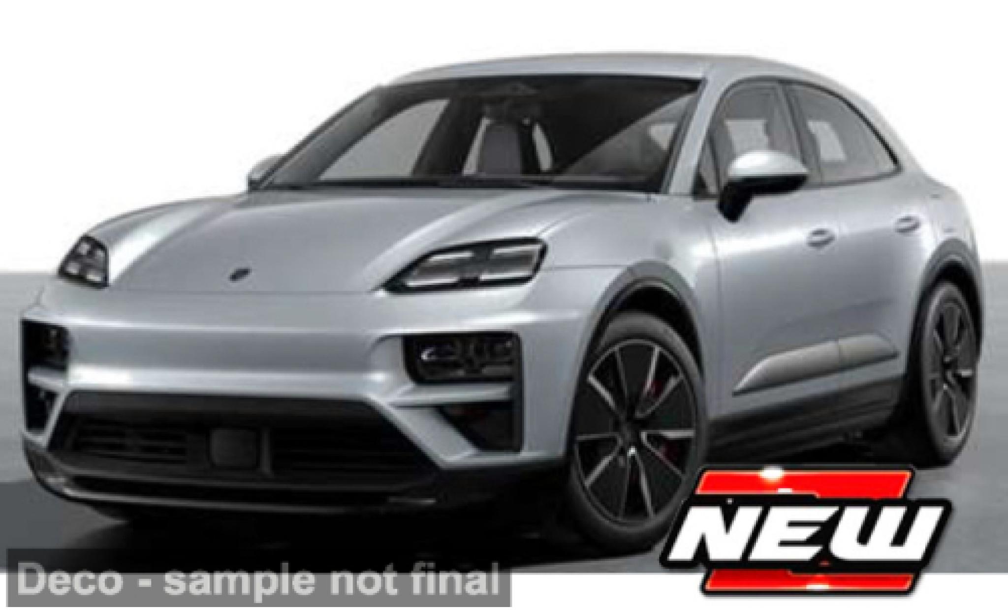 Porsche Macan Turbo 1/24 Burago Bburago silber 2024 1:24 modellino in miniatura