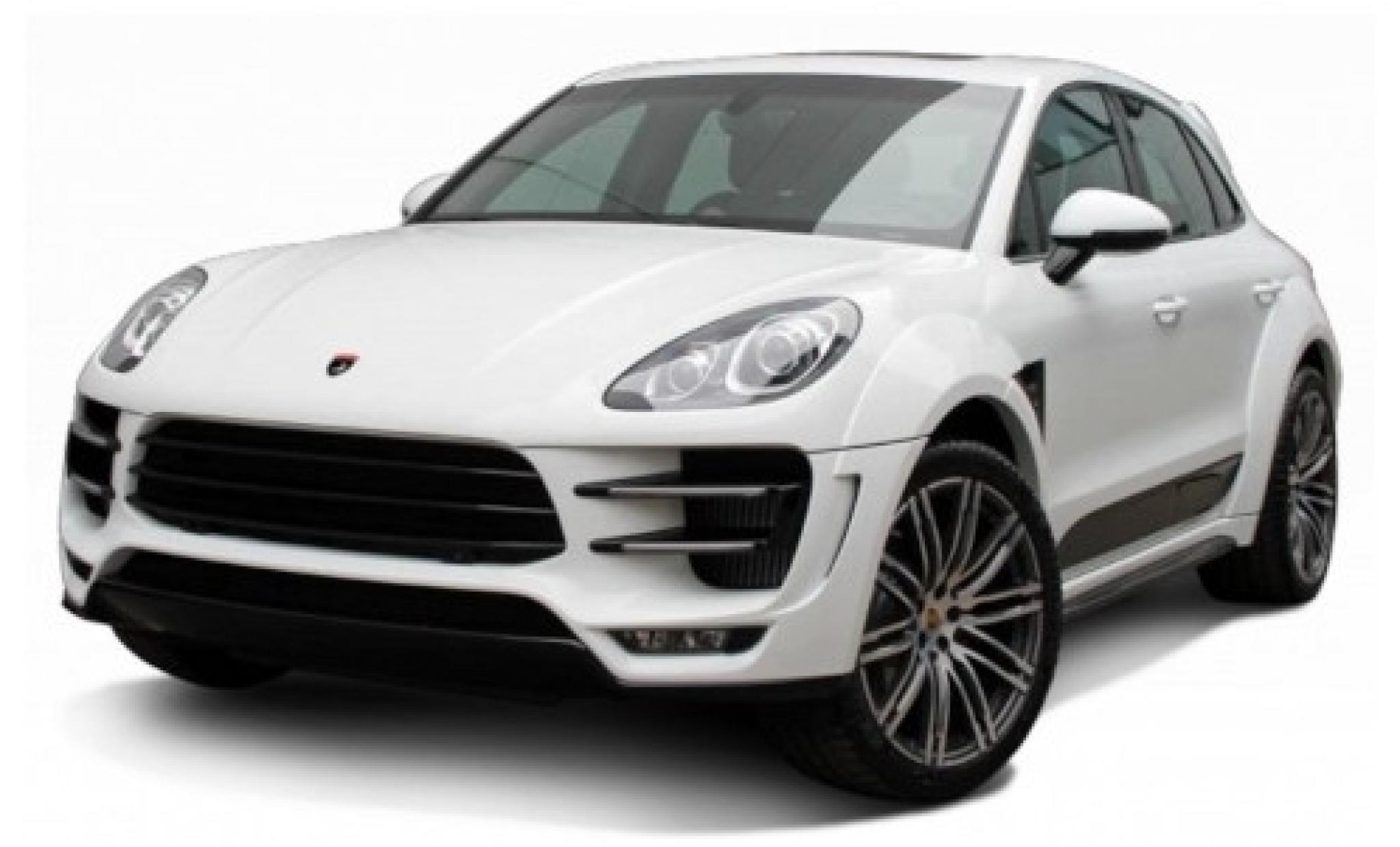Porsche Macan 1/24 Burago bianco modellino in miniatura