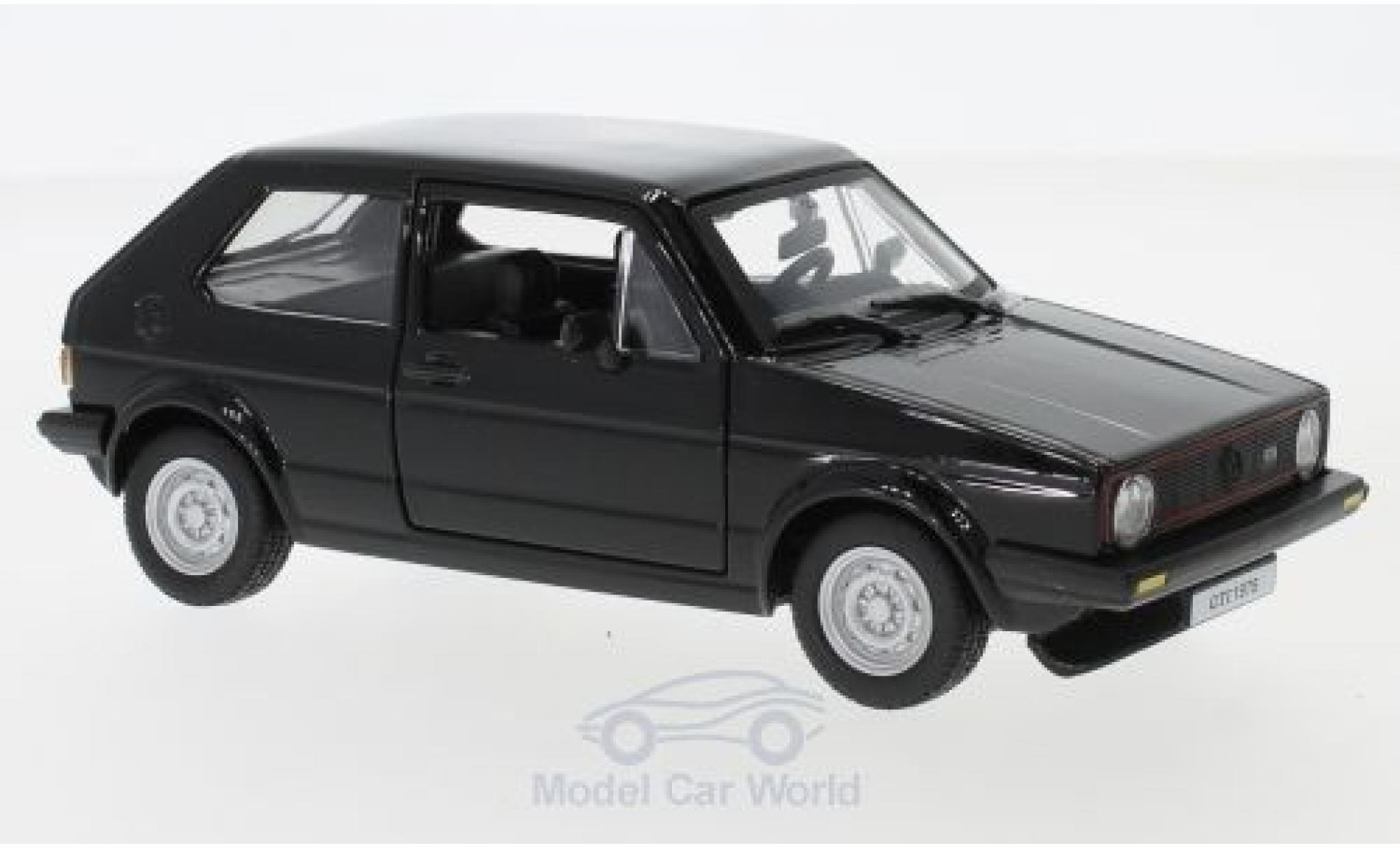 Volkswagen Golf V 1/24 Burago MKI GTI nero 1979 modellino in miniatura