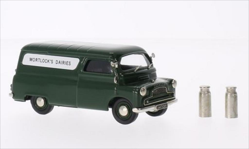 Bedford CA 1/43 Brooklin Van Dairies Livery grun 1965 modellino in miniatura