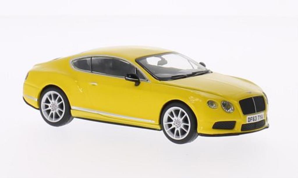 Bentley Continental GT 1/43 Corgi GT V8 S giallo RHD modellino in miniatura