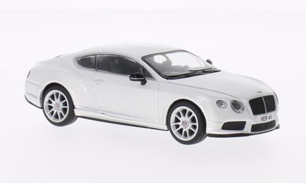 Bentley Continental GT 1/43 Corgi GT V8 S bianco LHD modellino in miniatura