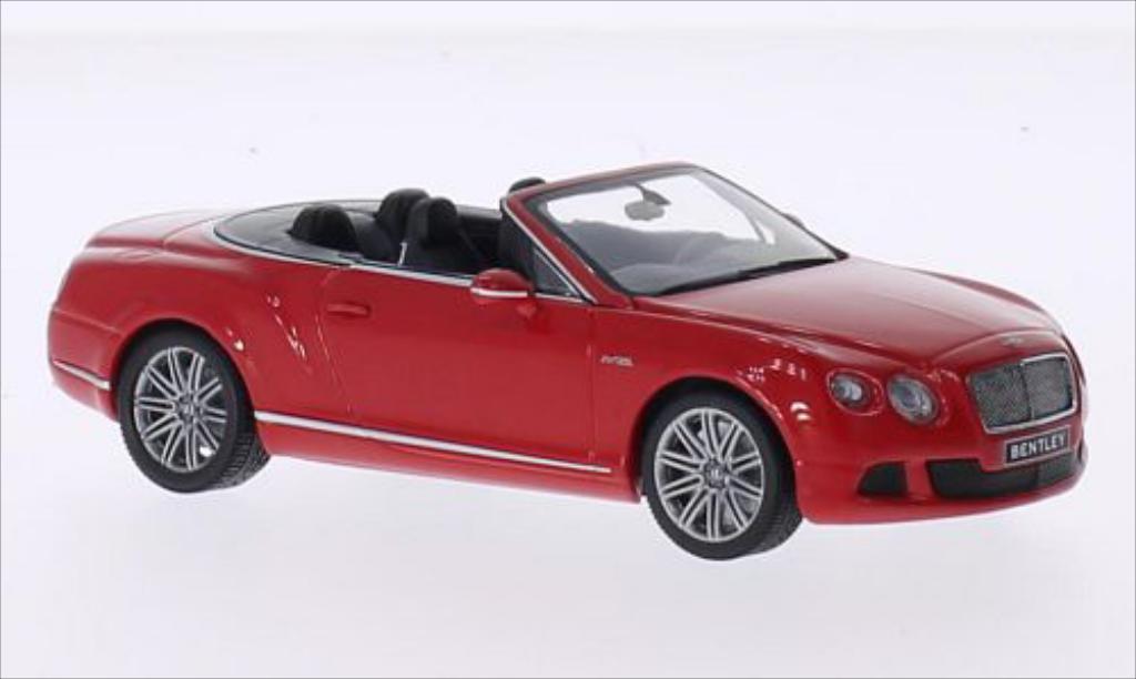 Bentley Continental GTC 1/43 Minichamps GTC Speed rosso 2012 modellino in miniatura