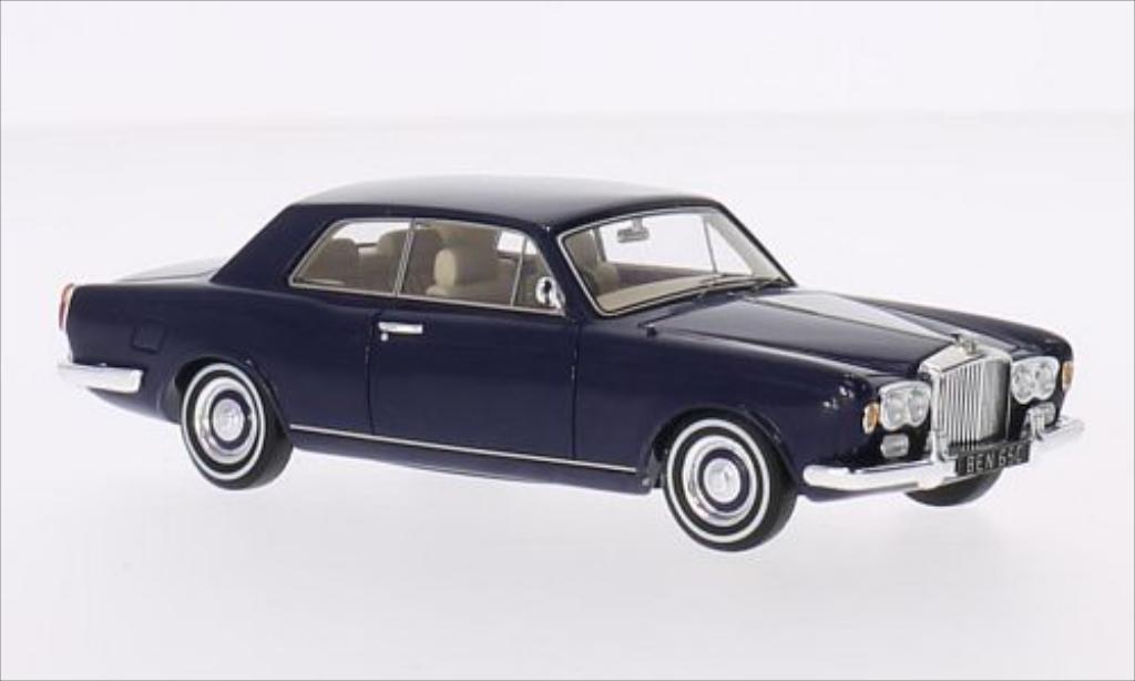 Bentley Continental T 1/43 Spark T 2-Door Saloon Mulliner Park Ward blu RHD 1967 modellino in miniatura