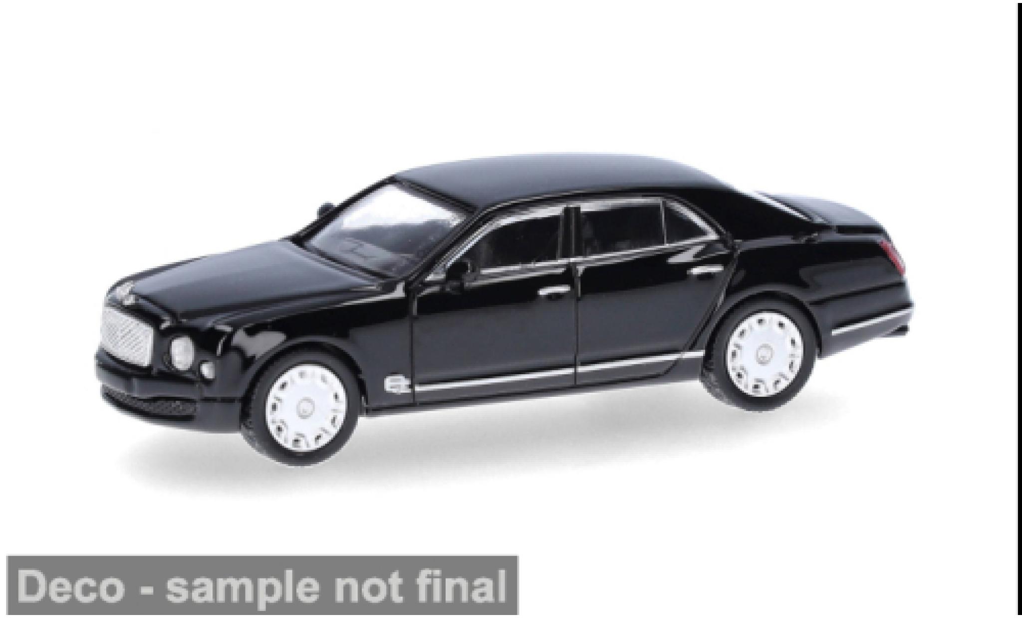 Bentley Mulsanne 1/87 Micro City 87 schwarz 1:87 modellini auto