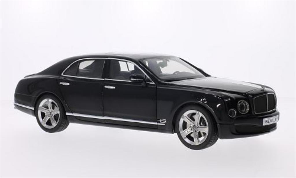 Bentley Mulsanne 1/18 Kyosho Speed metallico anthrazit 2014 modellino in miniatura