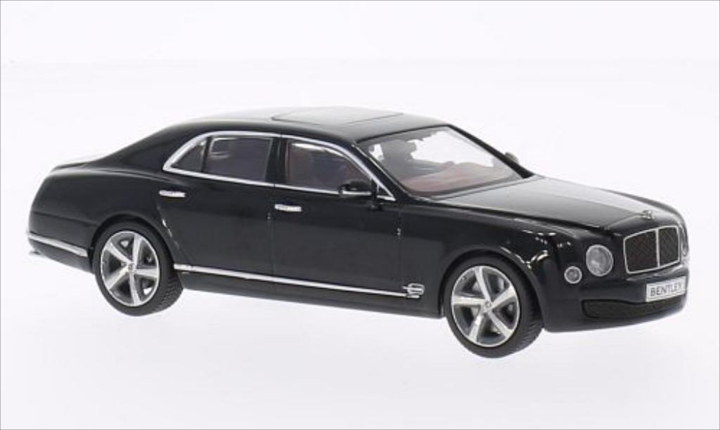 Bentley Mulsanne 1/43 Kyosho Speed metallico nero modellino in miniatura