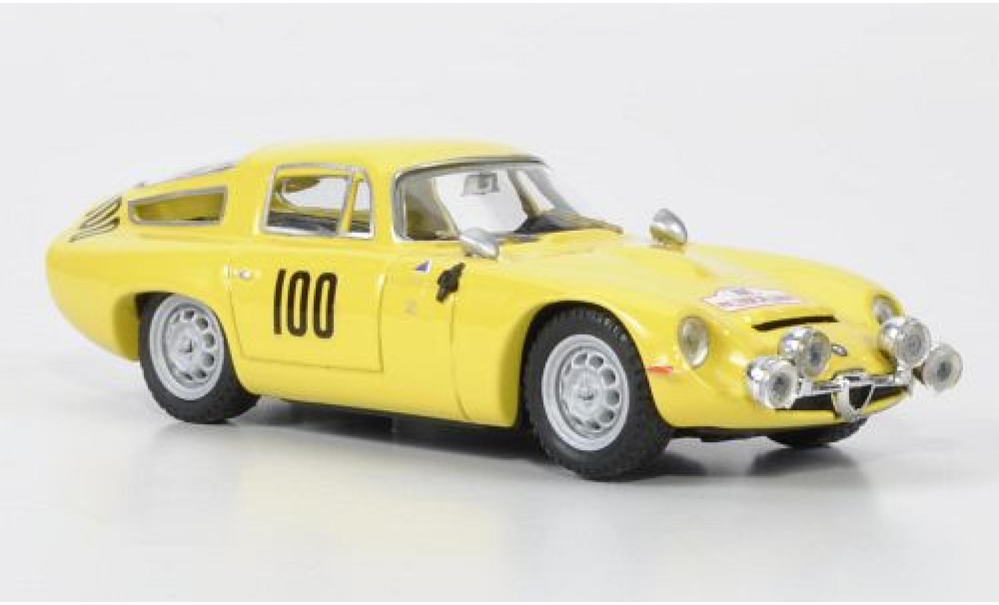 Alfa Romeo TZ1 1/43 Best No.100 Tour de Corse 1963 Masoero/Maurin modellino in miniatura